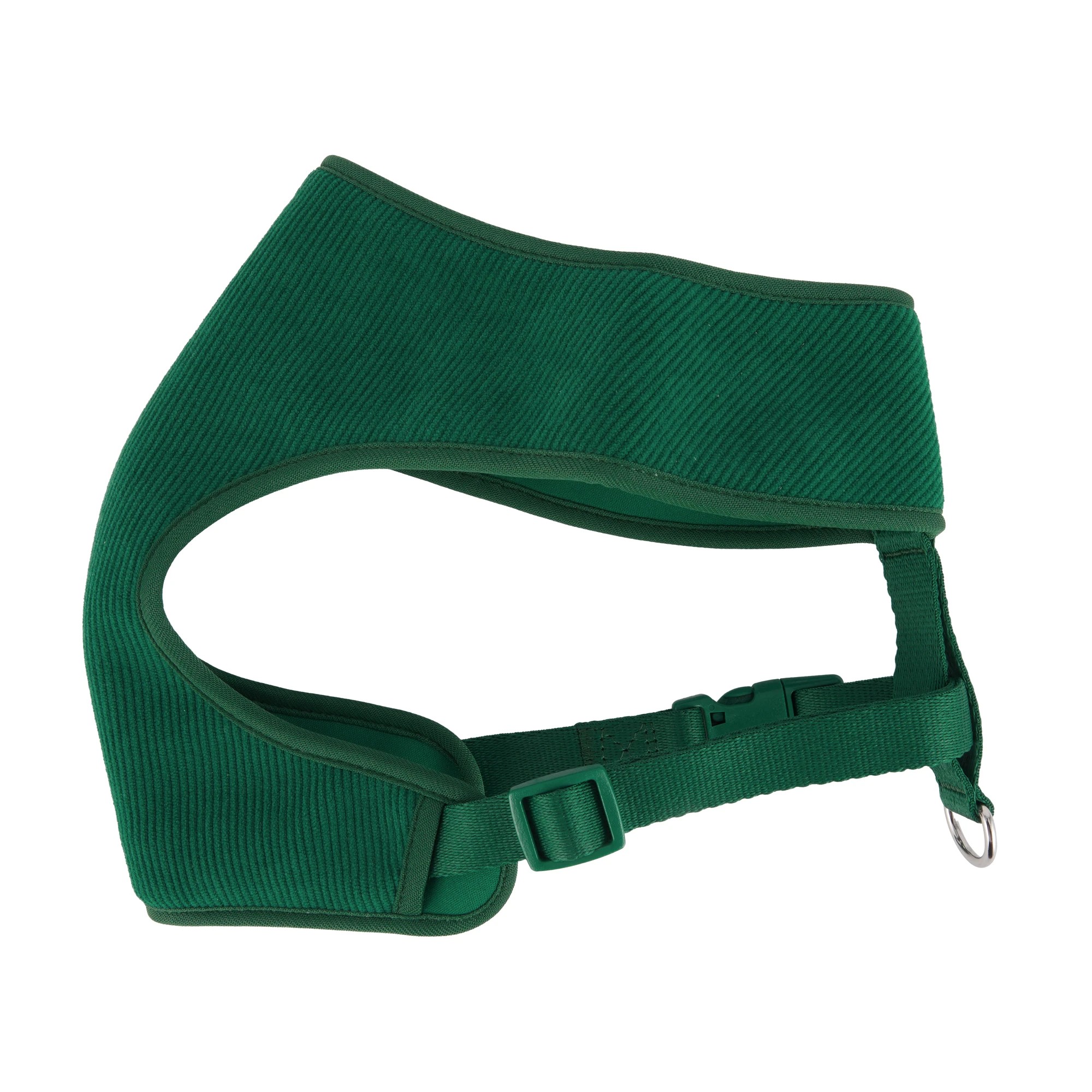 6 Pet Corduroy Harness - Large, Deep Green, 6 of 9