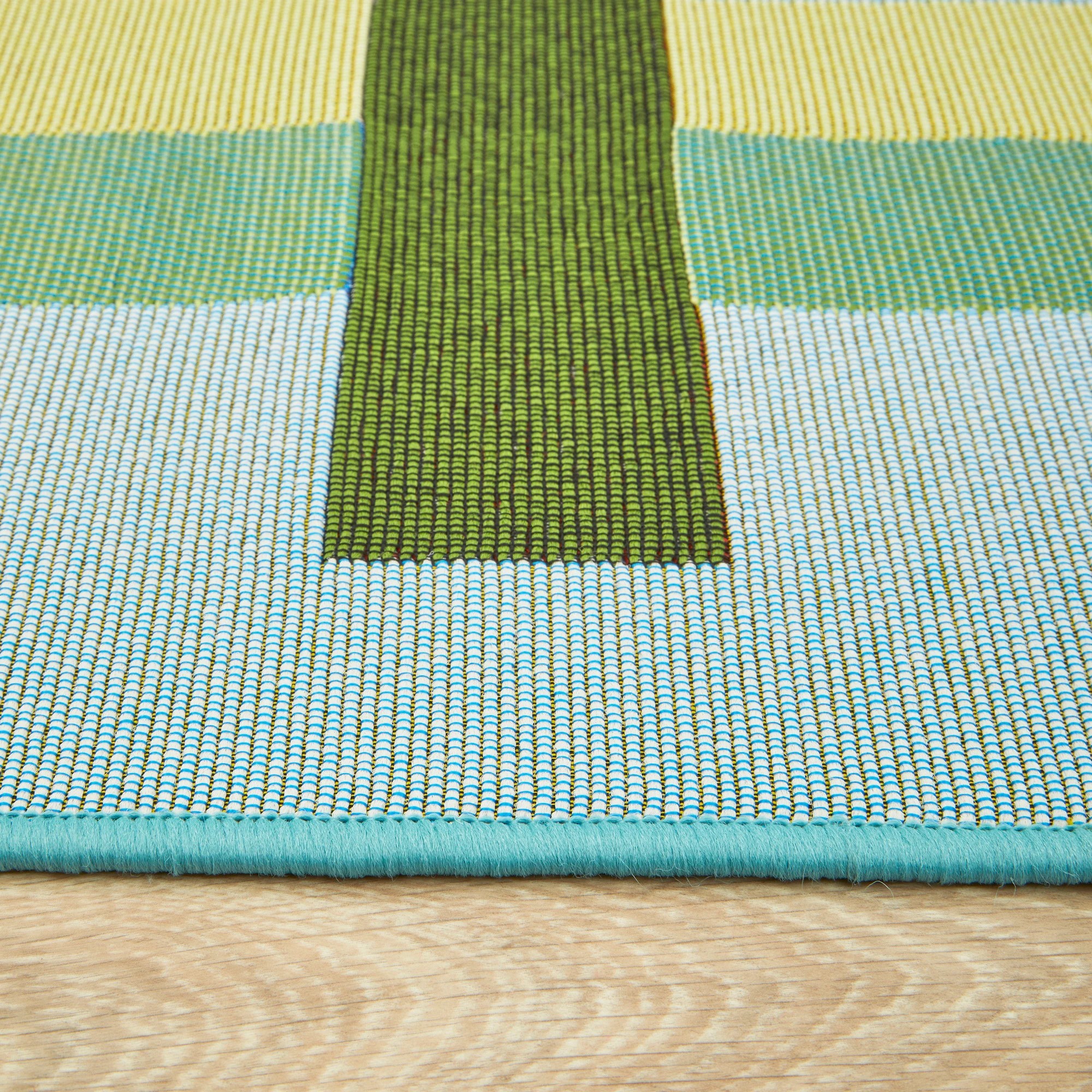 5 Common Ground Rugs Horizon Lattice 300x80cm Runner - Medium Pet Friendly Outdoor Rug - Green, 5 of 9