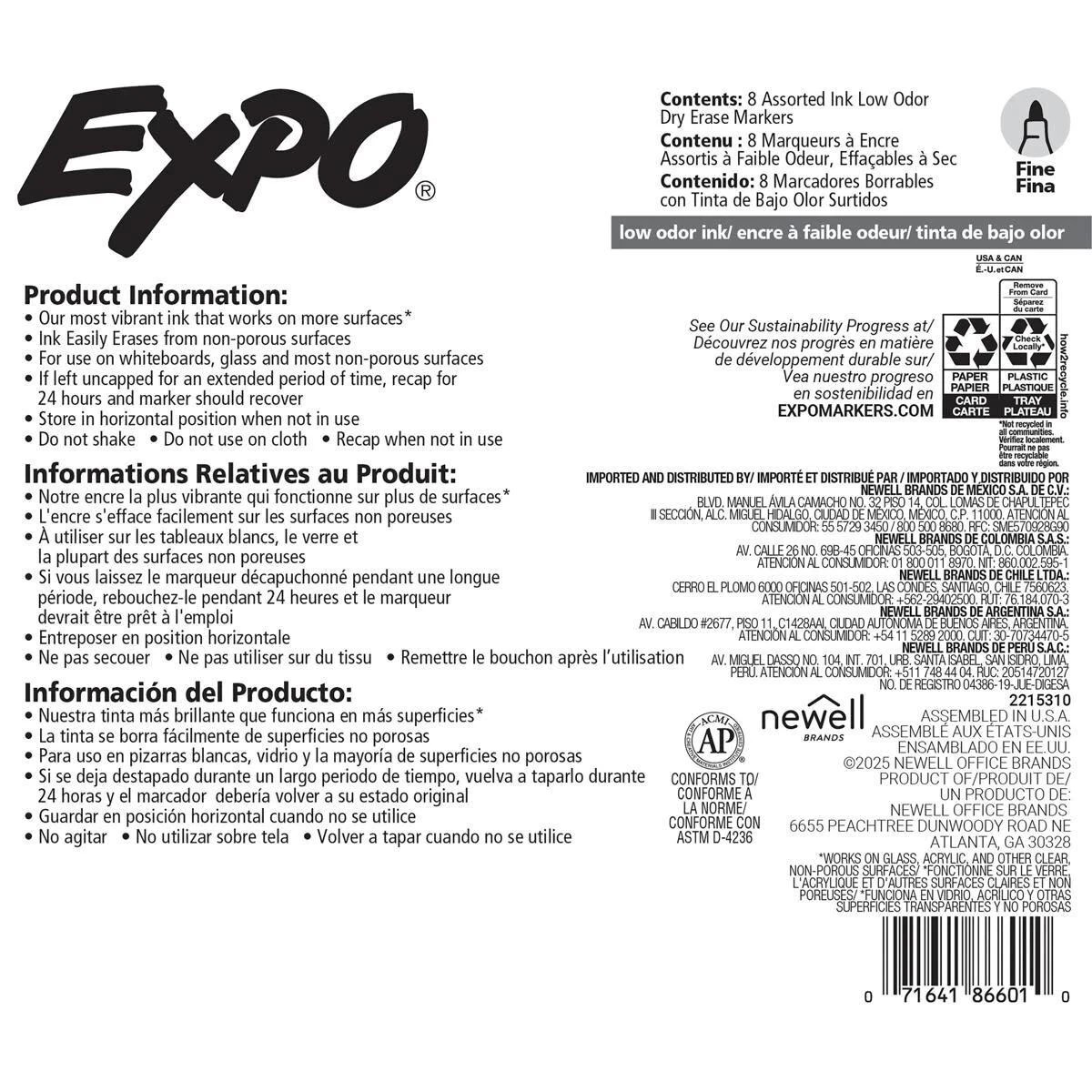 10 Anko 8 Pack Expo Dry Erase Fine Tip Marker - Multi, 10 of 10