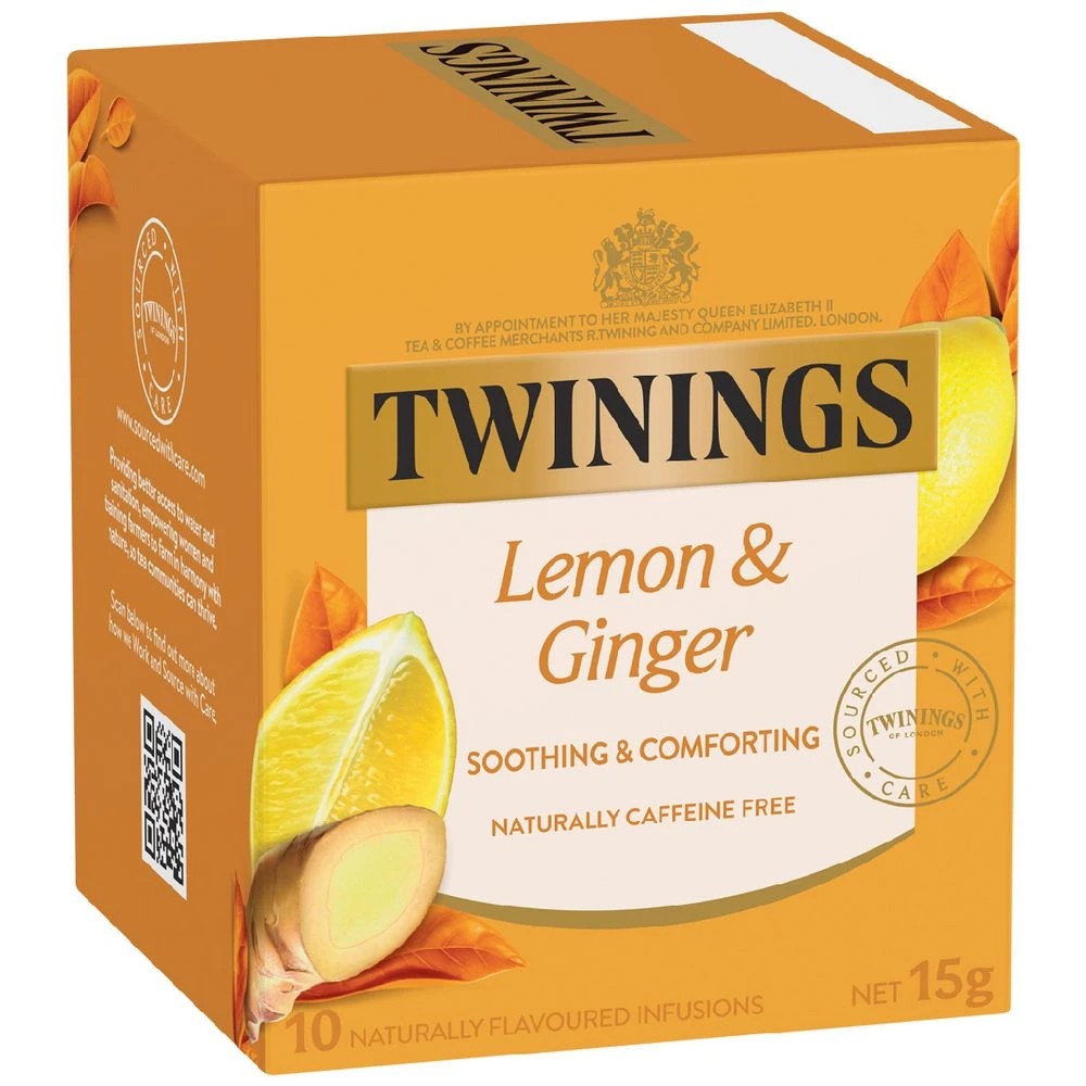 1 Twinings Lemon and Ginger Tea 10 Pack, 1 of 4