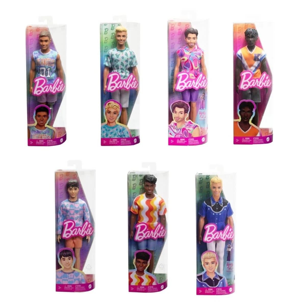 1 Barbie Fashionista Ken Doll - Assorted, 1 of 8