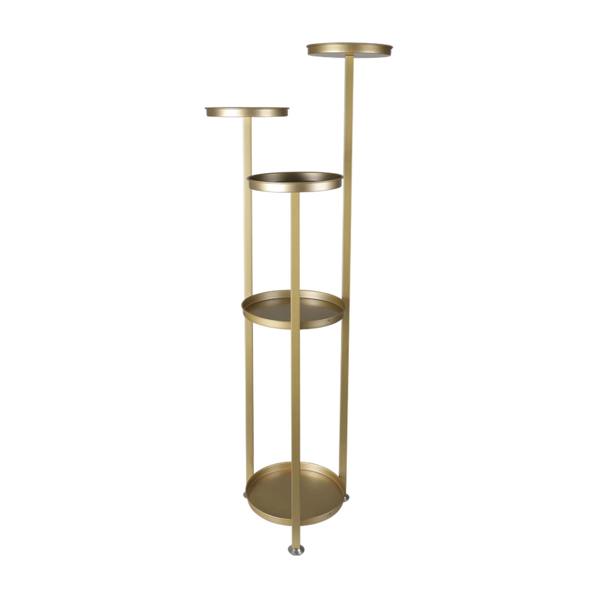 2 Levede L Size Metal Plant Stand - Gold, 2 of 9