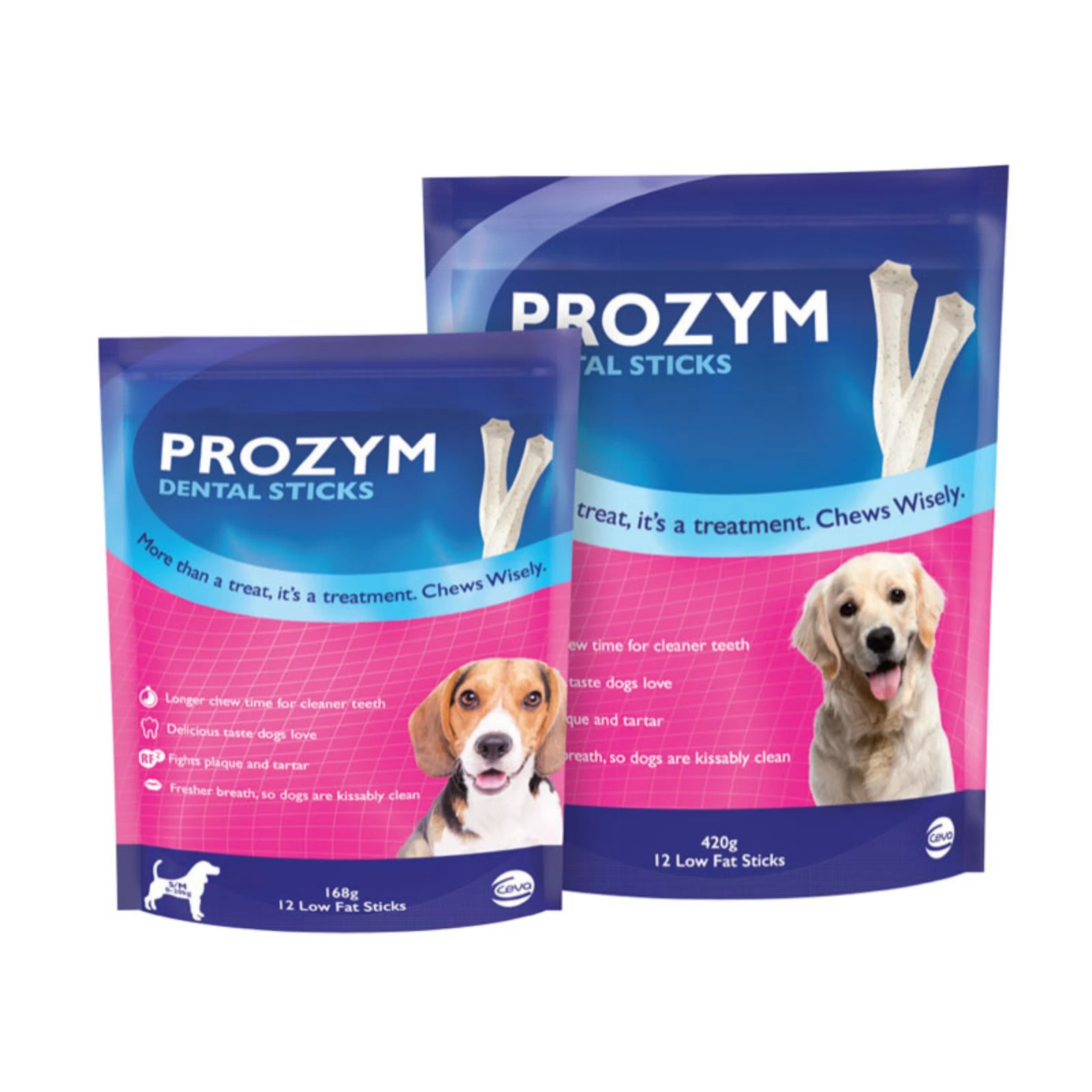 2 Prozym Dental Sticks - Small To Medium / 12 Chews, 2 of 2