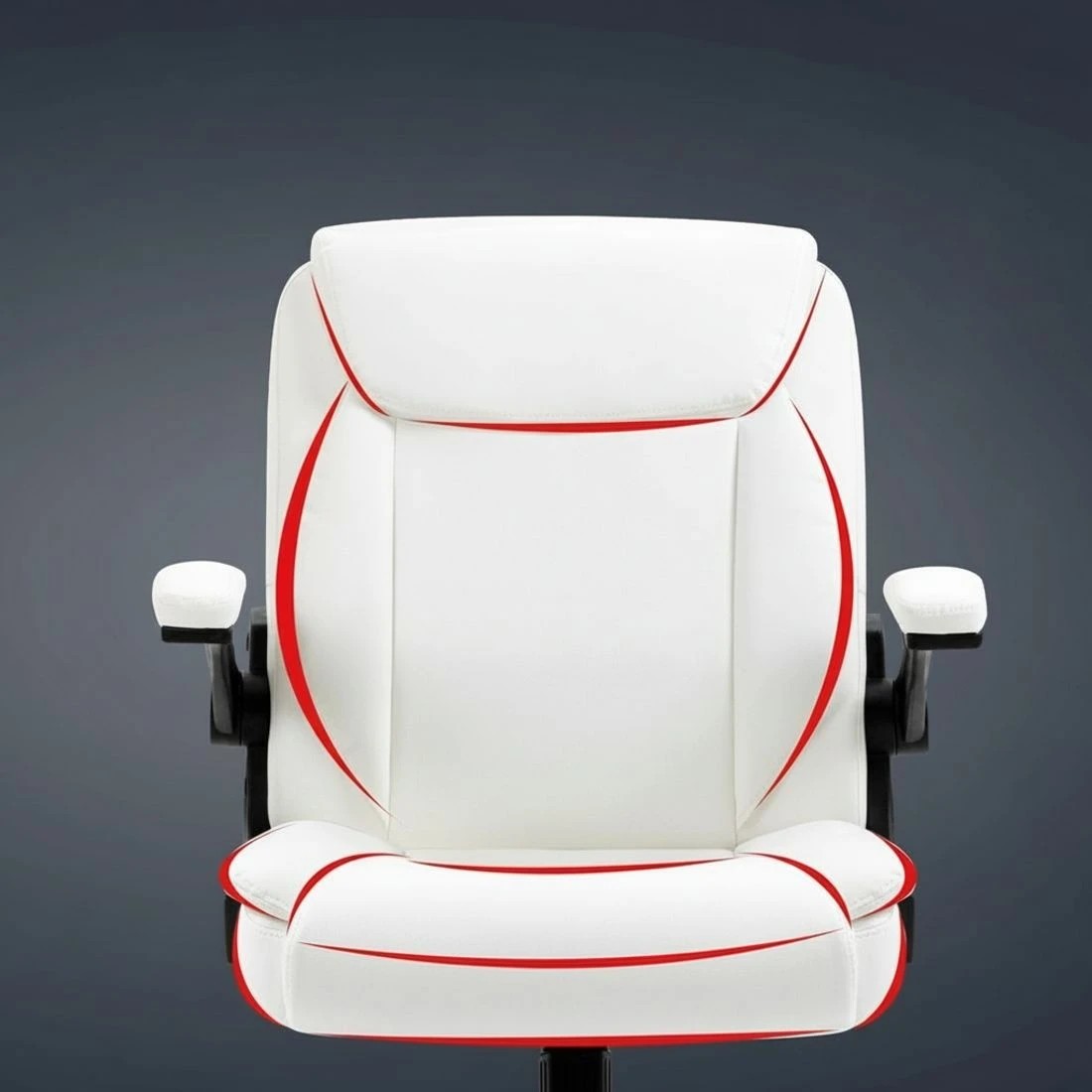 5 Artiss Executive Office Chair Mid Back - White, 5 of 7