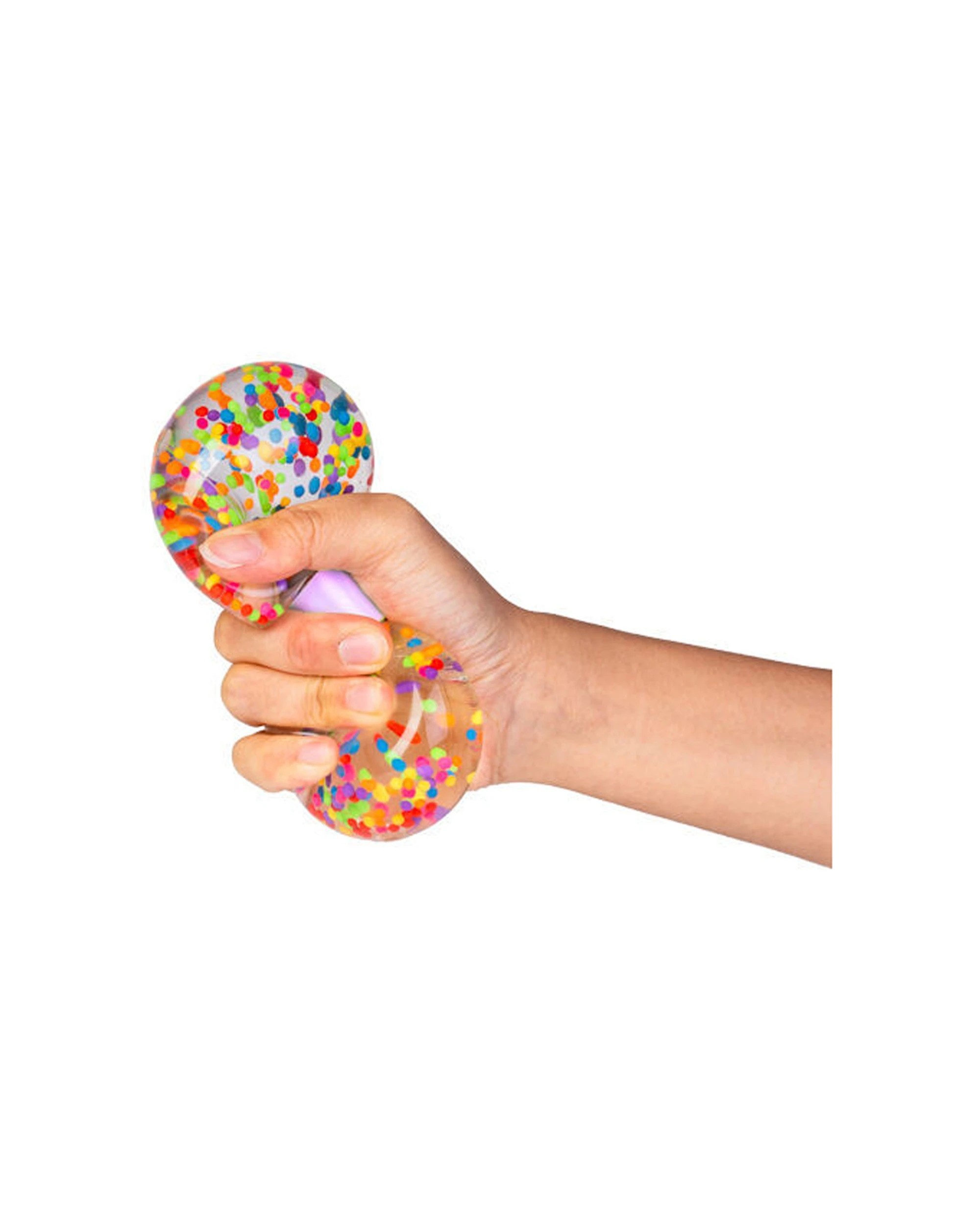 3 Smooshos 4PK Dumbbell Colorful Beads Squishy Ball Childrens Toy 12x5.5x5.5.5cm - Multi, 3 of 3
