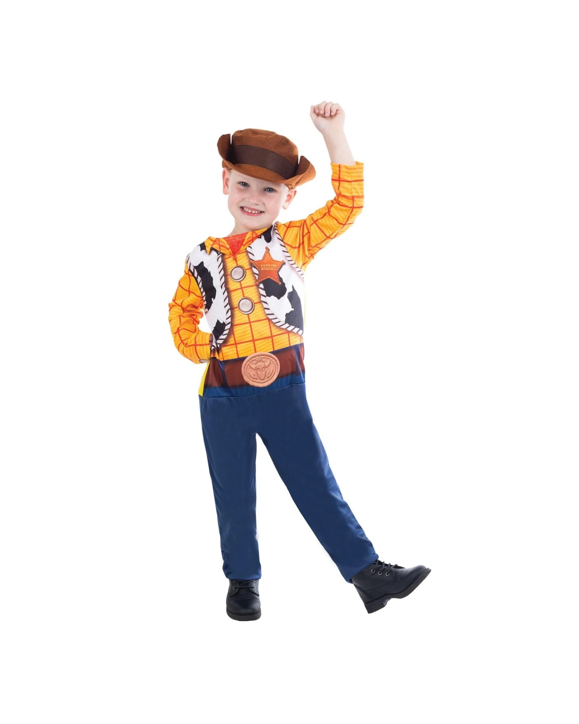 2 Disney Pixar Toy Story Woody Child Costume Size 6-8 Years, 2 of 4