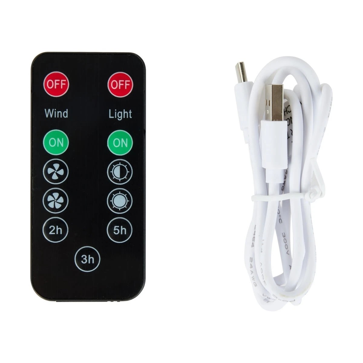 7 Rechargeable Fan/Light with Remote, 7 of 10