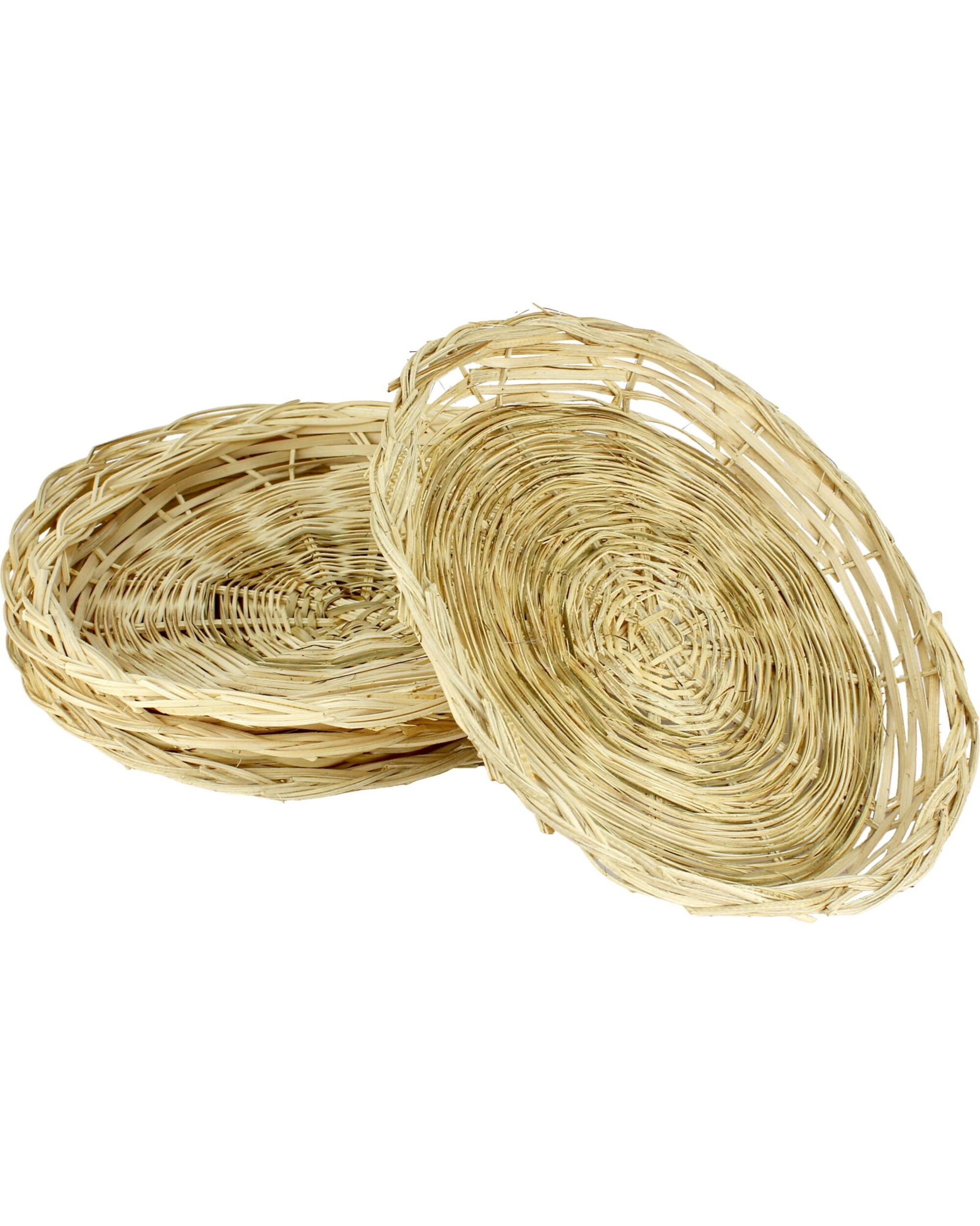 1 Artwrap Wicker Plate Chargers Pack of 4, 1 of 2