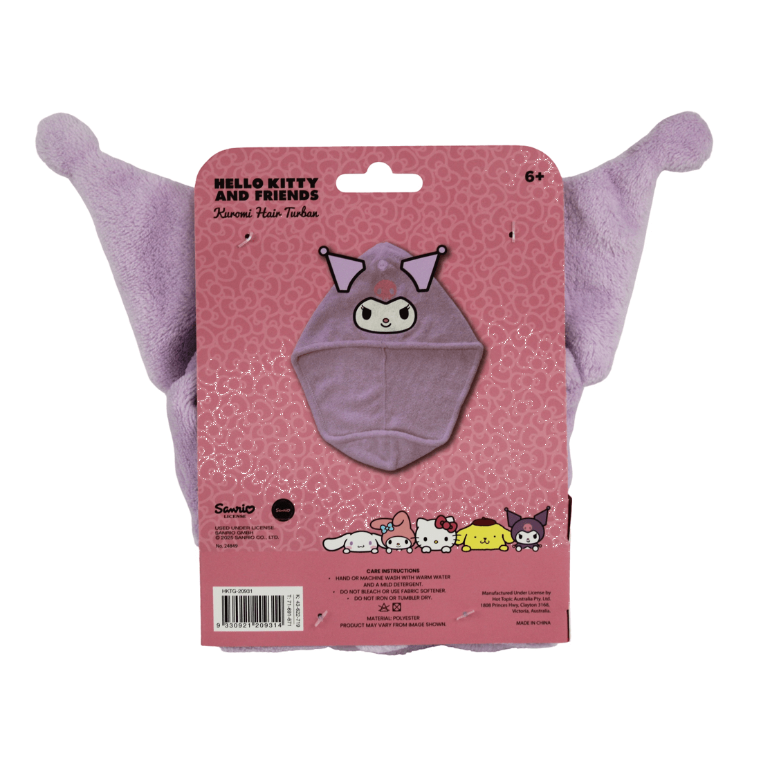 4 Hello Kitty and Friends: Kuromi Hair Turban, 4 of 4