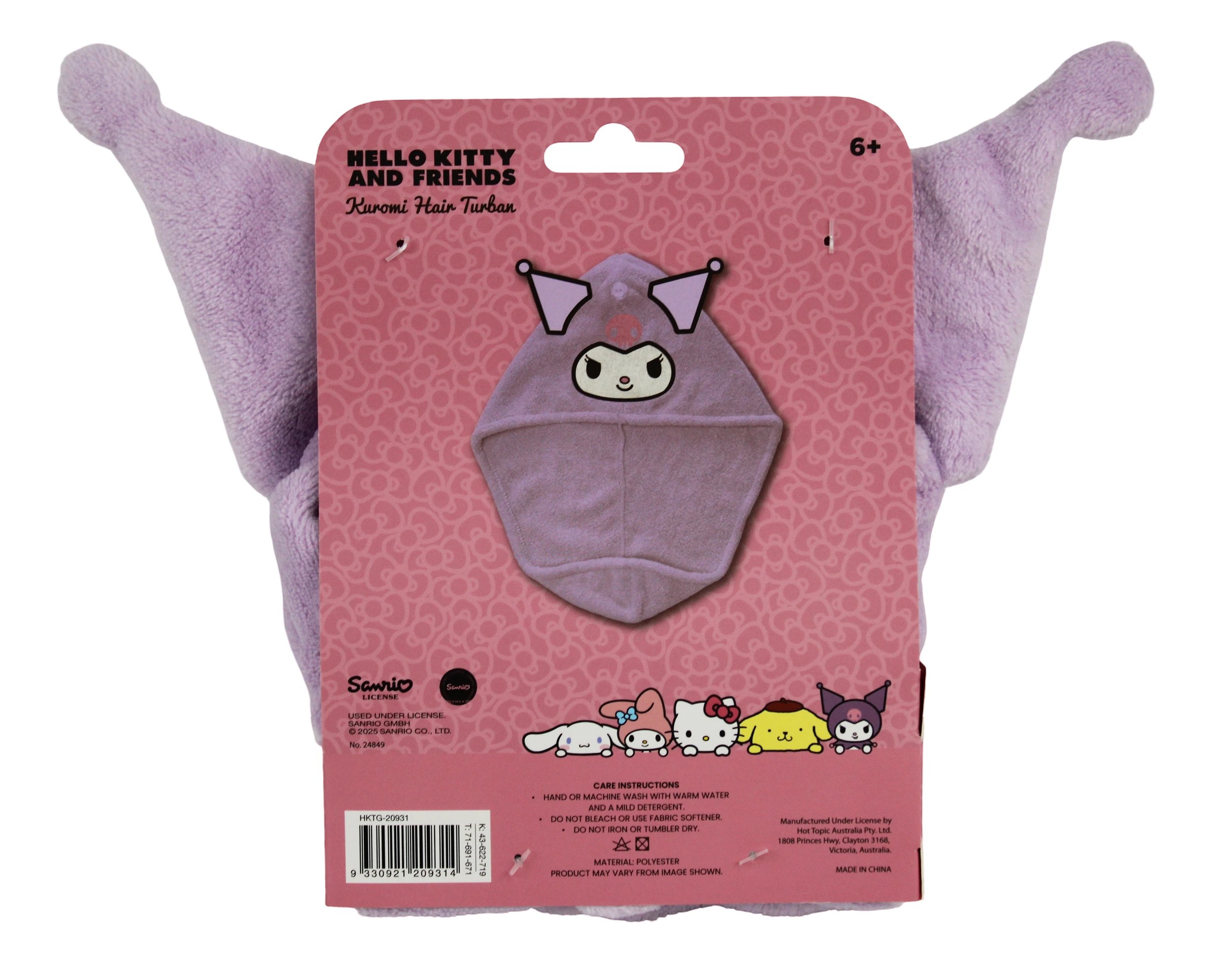 4 Hello Kitty and Friends: Kuromi Hair Turban, 4 of 4