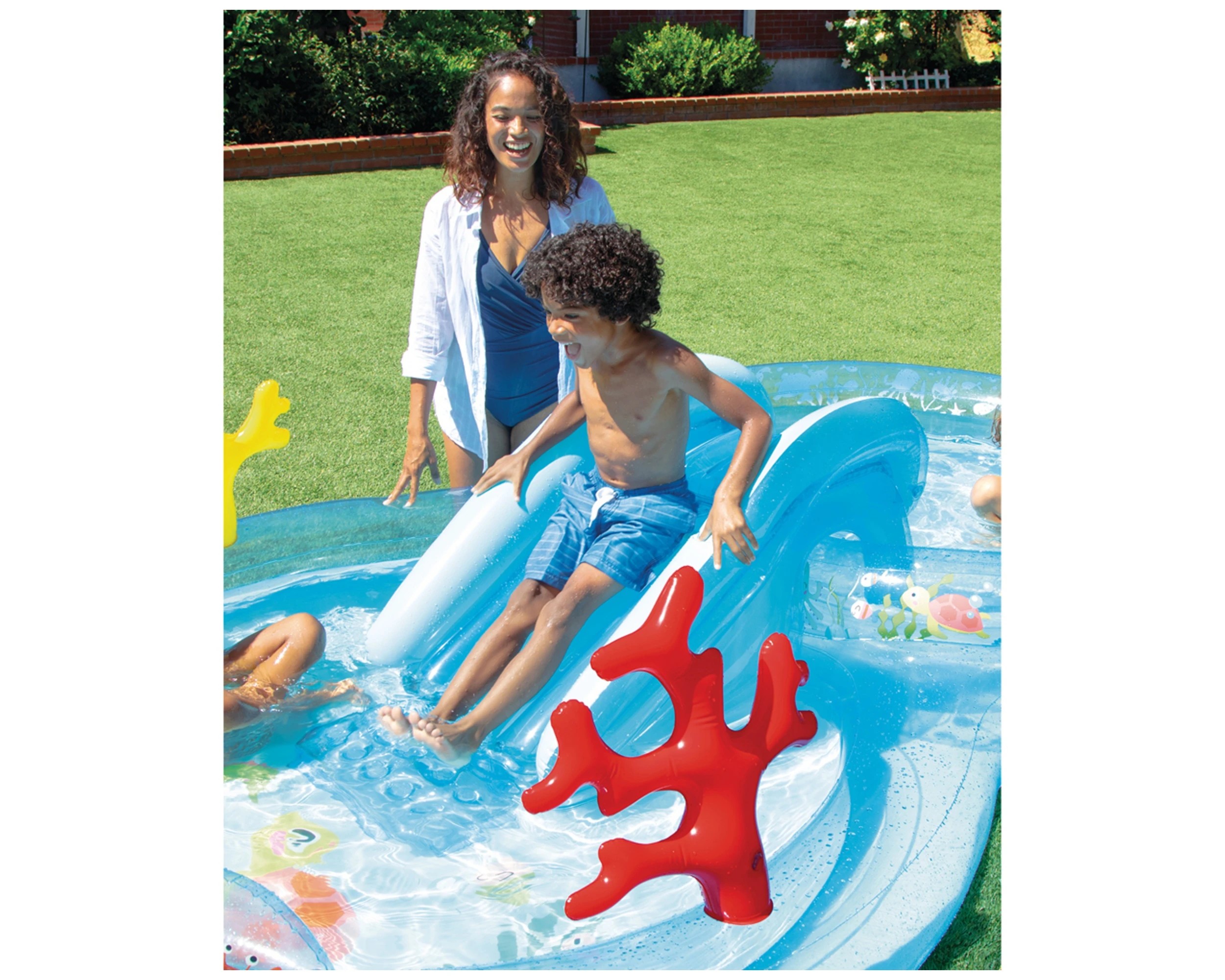 7 INTEX Under The Sea Play Center Kids Child Inflatable Pool 3.10m Vinyl - Blue, 7 of 9