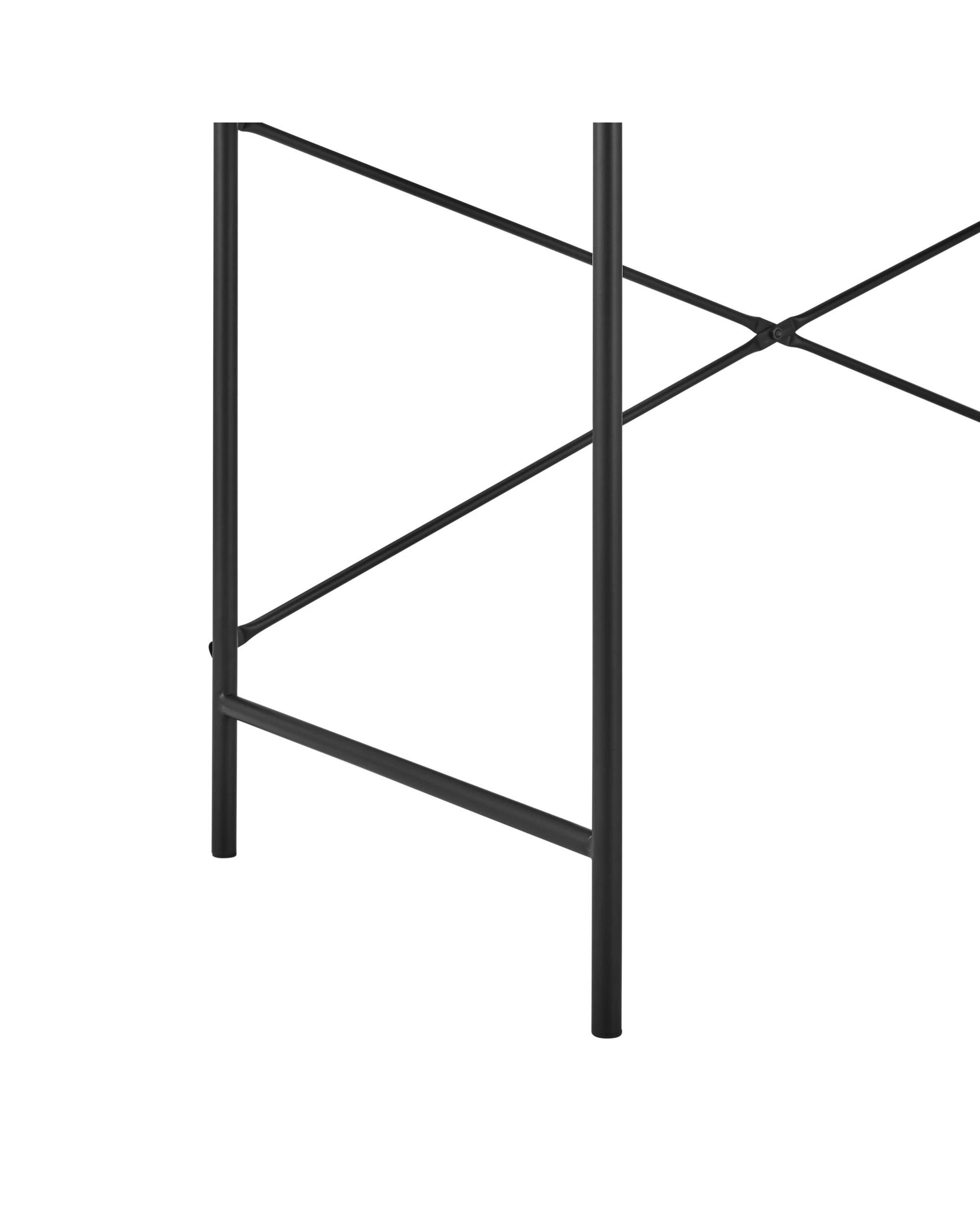 9 Kodu Desk Study Table 2 Doors 120W - Black, 9 of 9