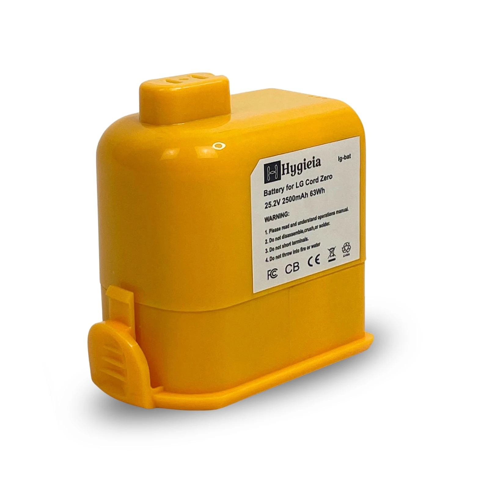 4 Hygieia Battery For Lg Cordzero A9 Cordless Vacuum Cleaners - Yellow - Yellow - Yellow, 4 of 4