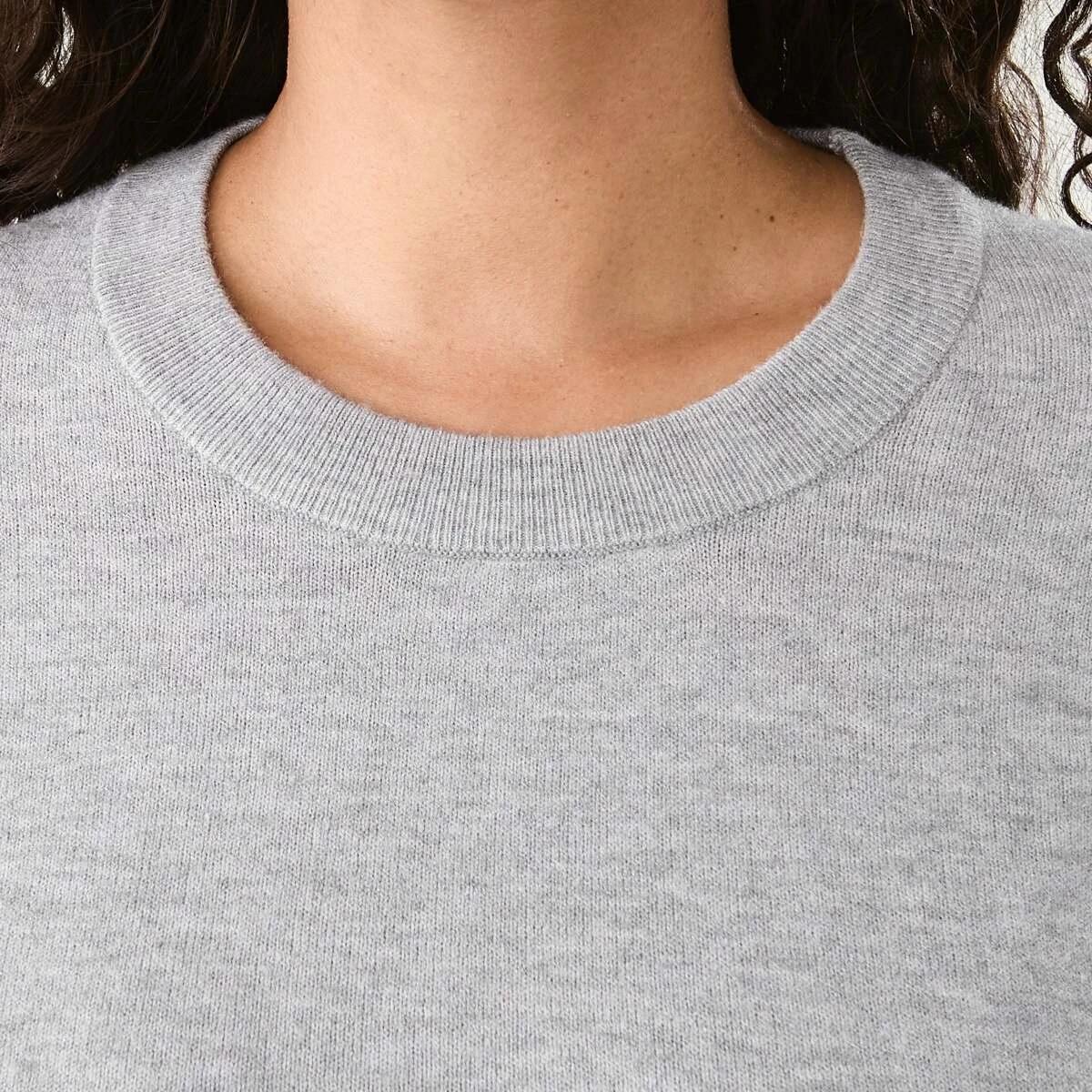 5 Crew Neck Lightweight Jumper Grey Marle, 5 of 7