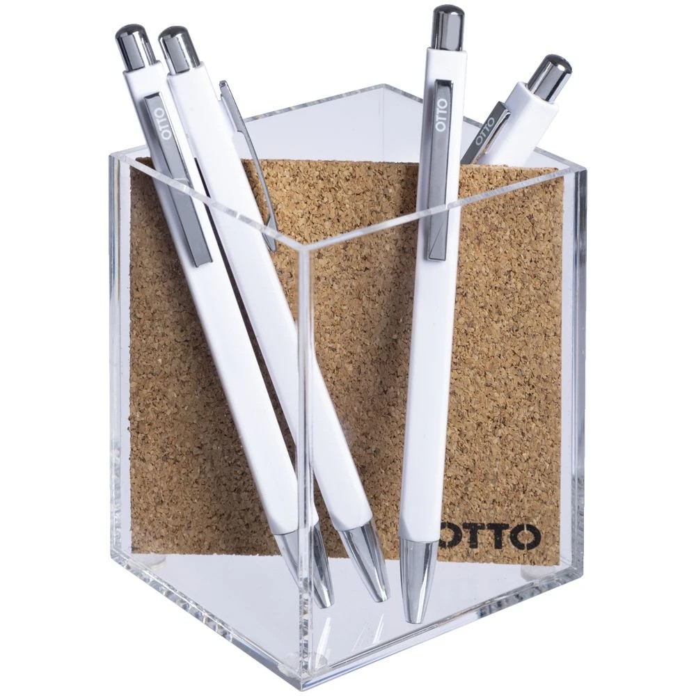2 Otto Acrylic Pen Cup Cork, 2 of 6