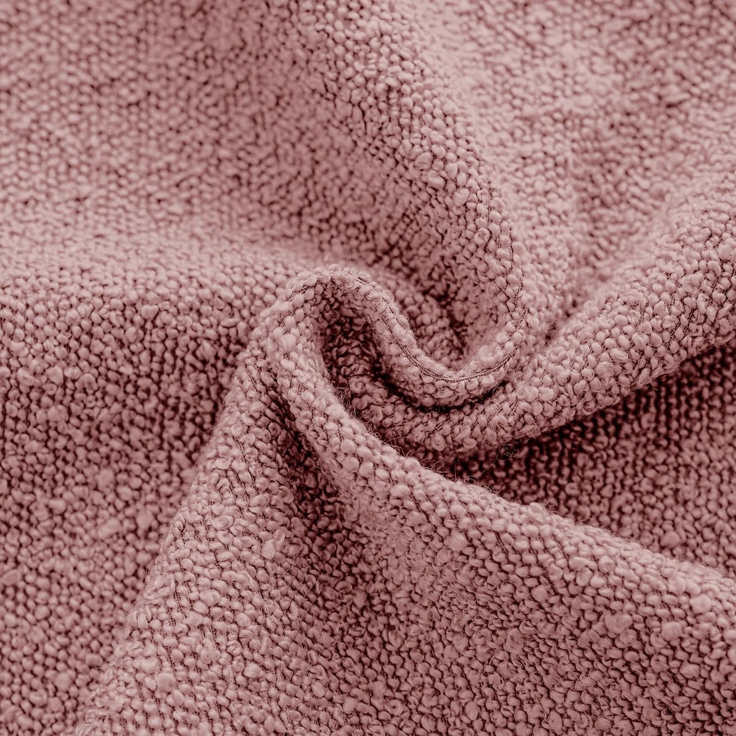 3 Gioia Casa 2-Pack Bouclé European Pillowcases 65x65cm - Pink, 3 of 4