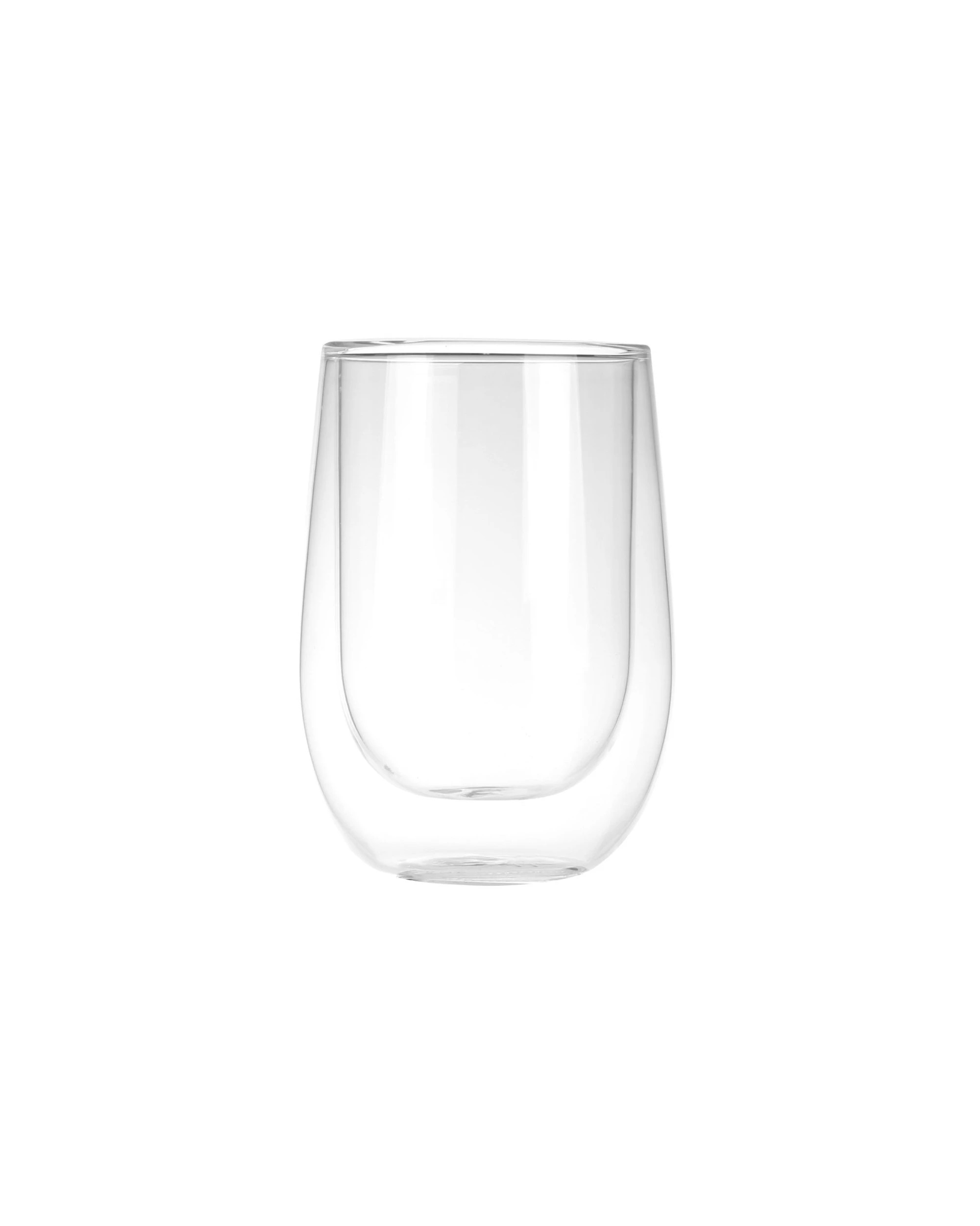 3 Sherwood Home Double Wall Coffee Glass Set of 2 x 290ml Cups - Clear, 3 of 6