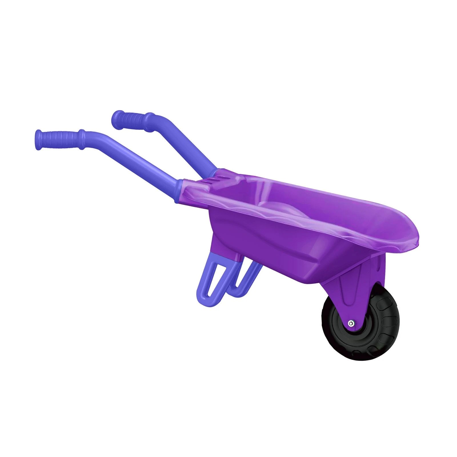 4 Ausway Kids Gardening Tool Toys Play Set Purple with Wheelbarrow, Shovel, Apron, Gloves & Watering Can, 4 of 6