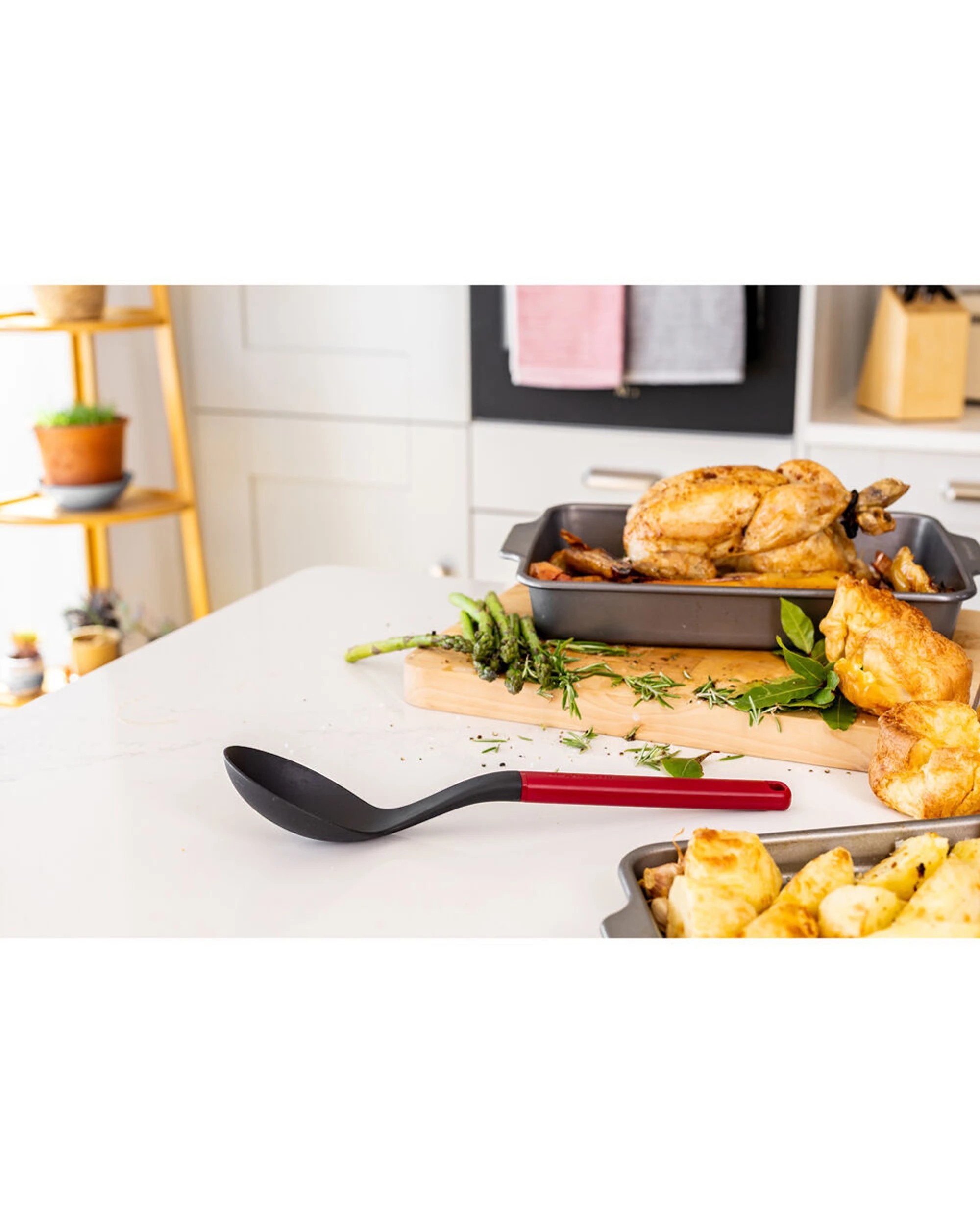 KitchenAid Classic Nylon Solid Cooking Spoon 2PK Heat Resistant ...