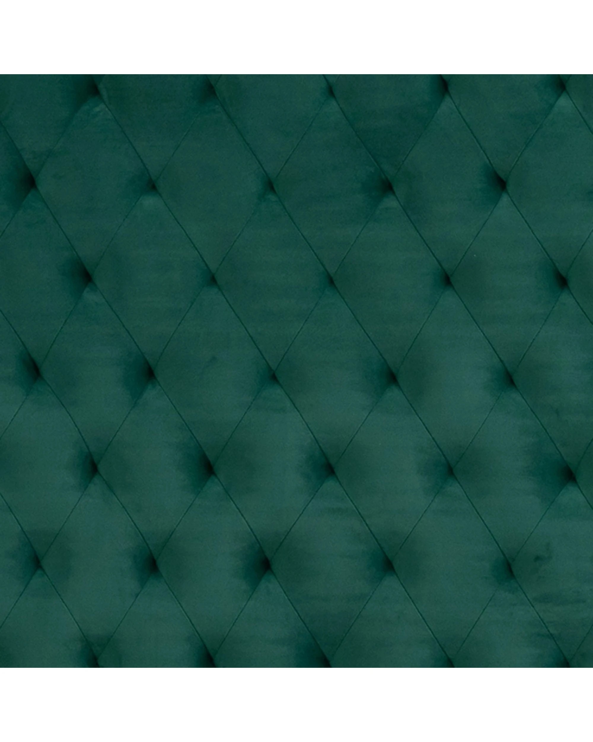 5 Bedding Co Velvet Luxe Bed Head Diamond Button Design Emerald - Queen Bed - Green, 5 of 6