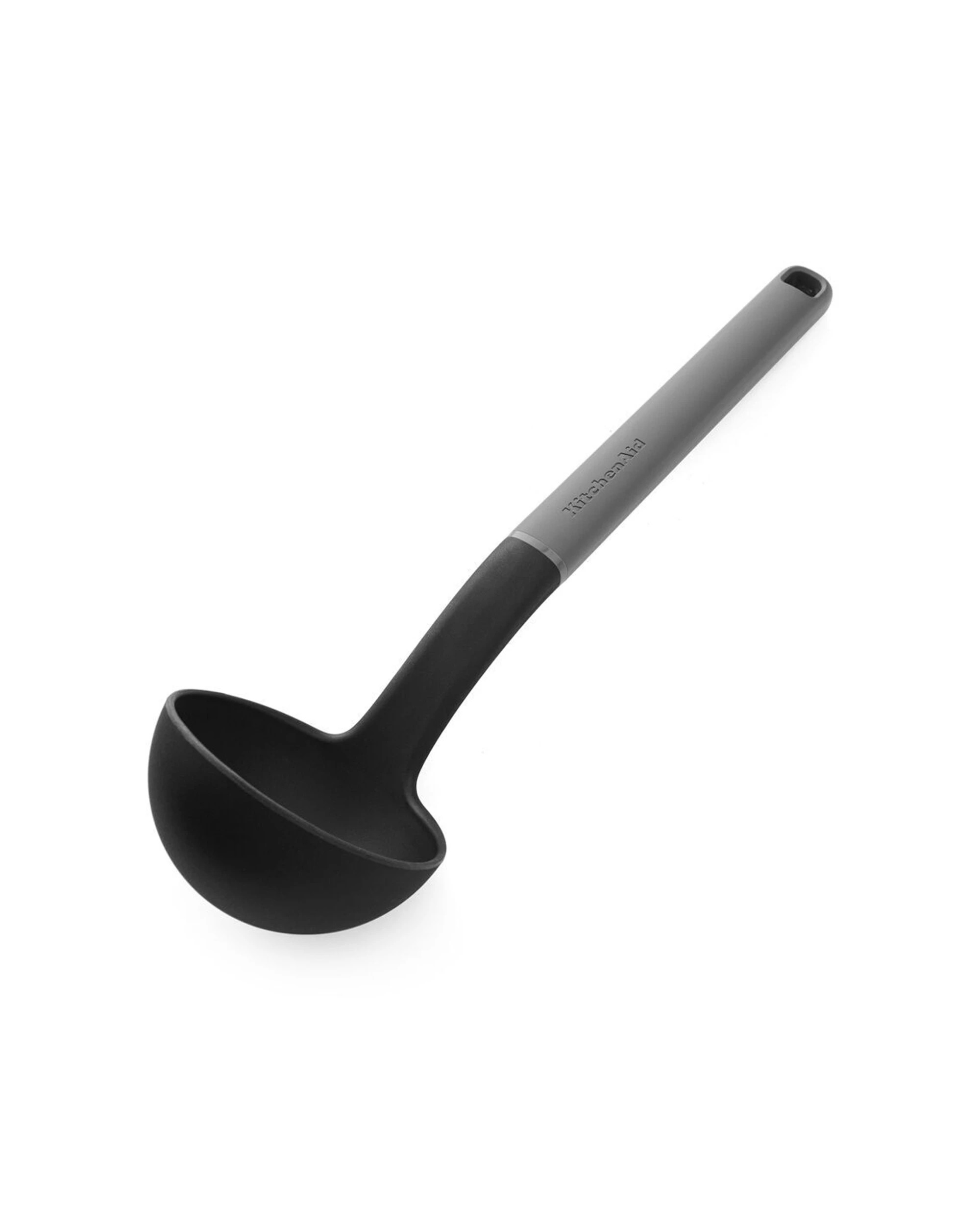 2 KitchenAid Classic Nylon Serving Ladle 2PK Heat Resistant Ergonomic Handle - Charcoal, 2 of 6