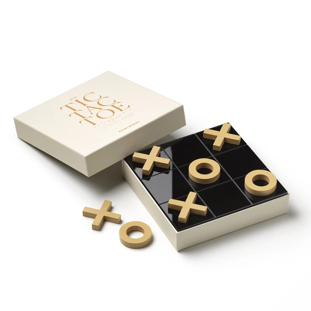 3 Printworks Classic-Tic Tac Toe - Beige, 3 of 5