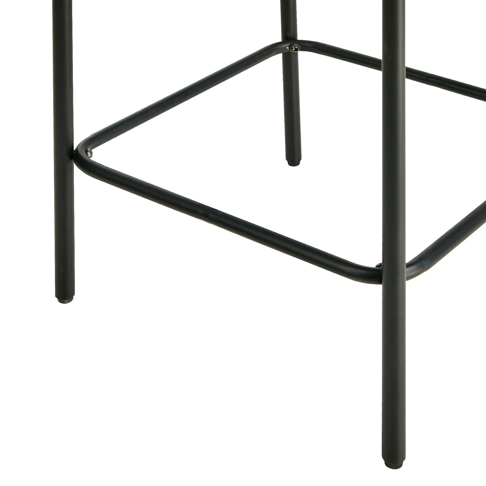 9 Oikiture 2x Bar Stools Kithen Counter Stool Dining Chair Linen Seat Metal - Green, 9 of 9