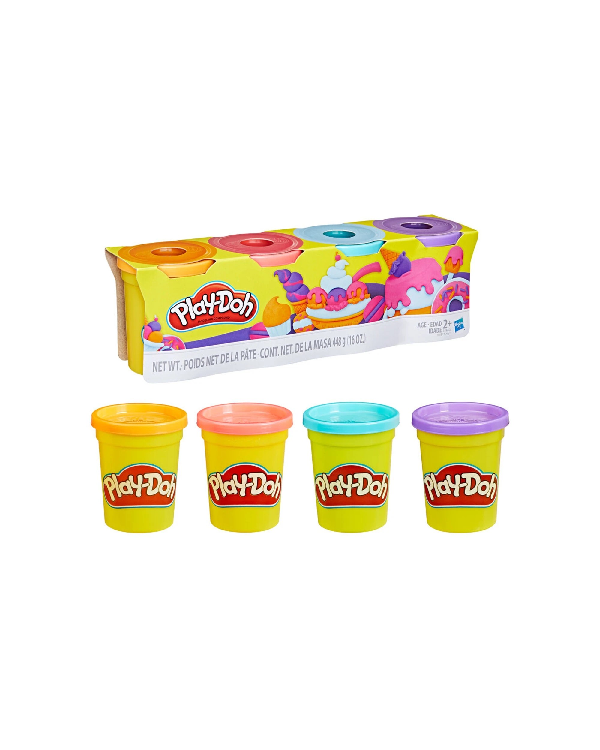 4 Hasbro 4pc Play-Doh Crafting Classic Children's Modelling Set - Multi, 4 of 5