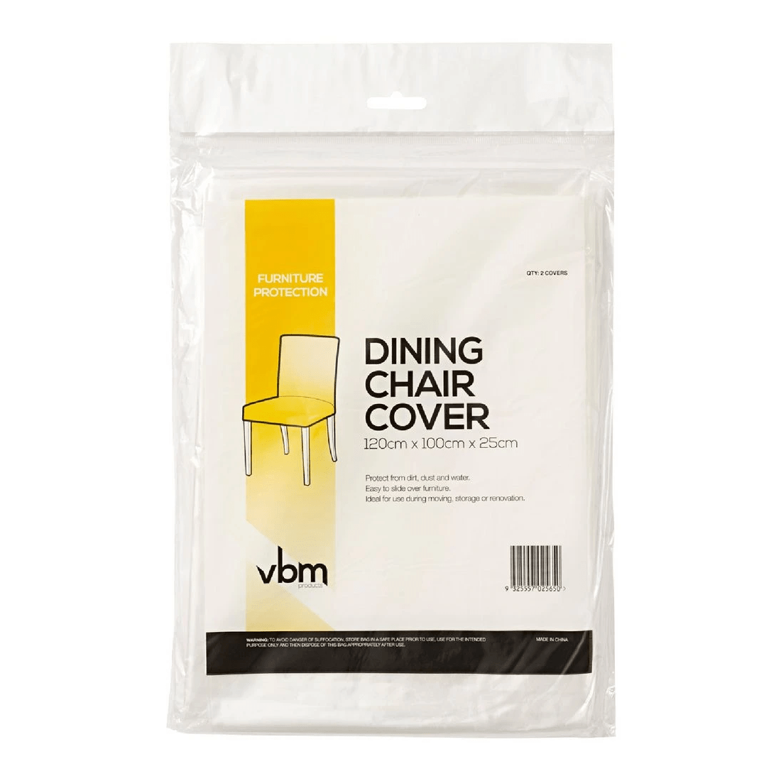 1 Visy Dining Chair Plastic Protector 2 Pack, 1 of 3