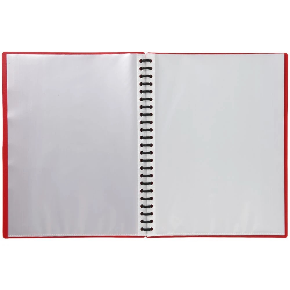 2 J.Burrows Refillable Display Book 40 Pockets Red, 2 of 3