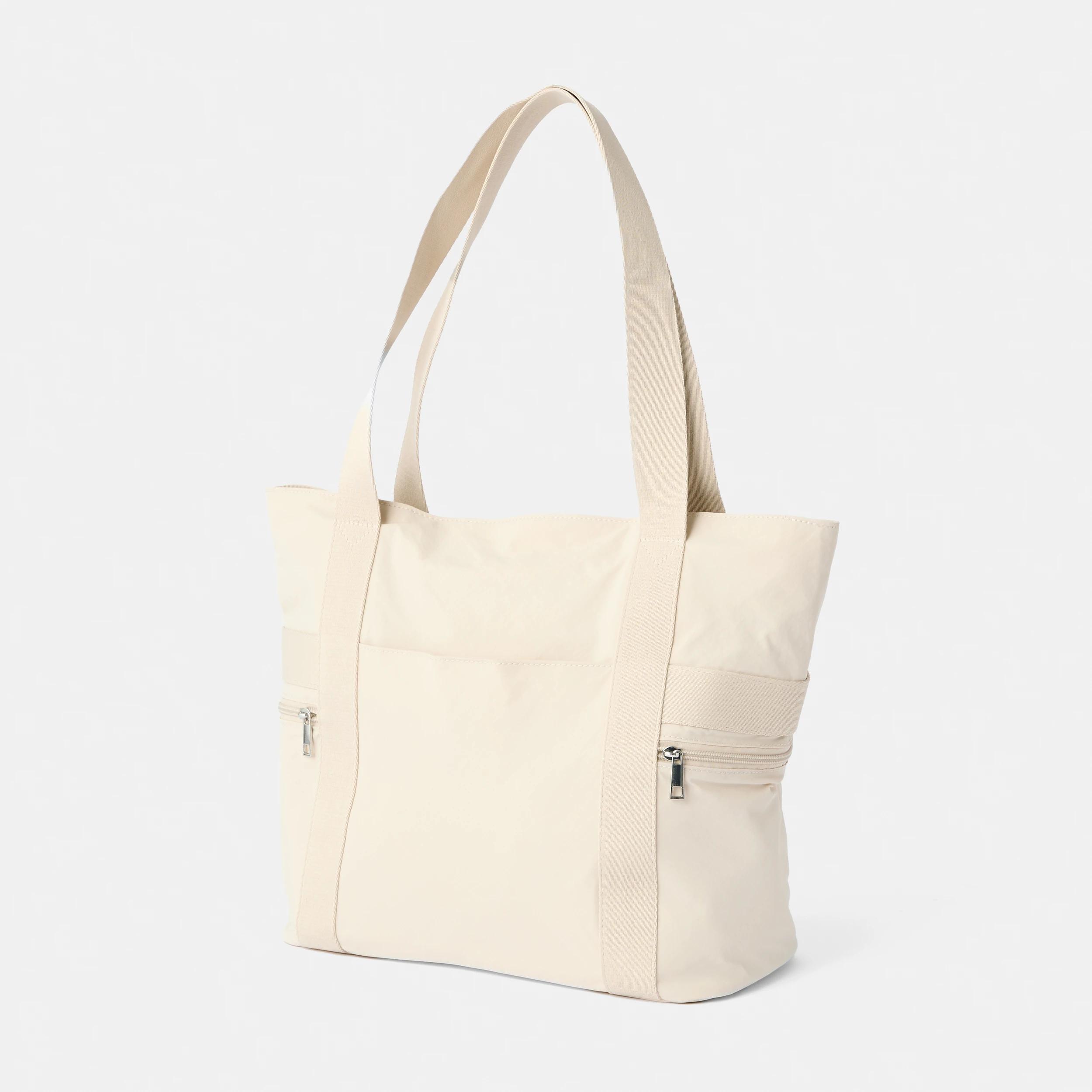 2 Urban Multi Pocket Tote Bag Chalk Sand, 2 of 5