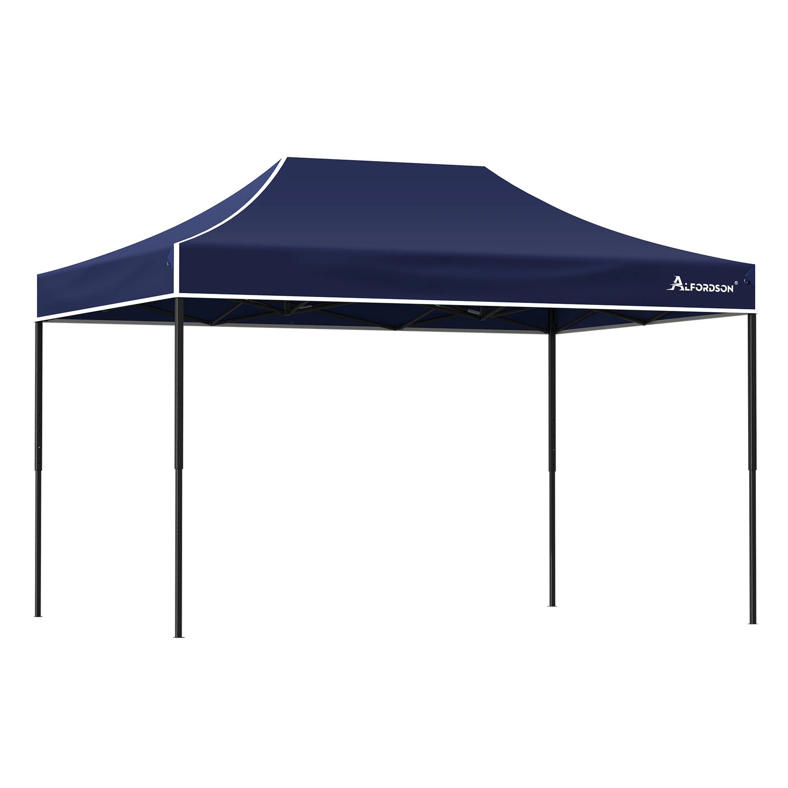 1 Alfordson Gazebo 4.5x3m Pop Up Marquee 600D Oxford Folding Outdoor Tent - Blue, 1 of 10