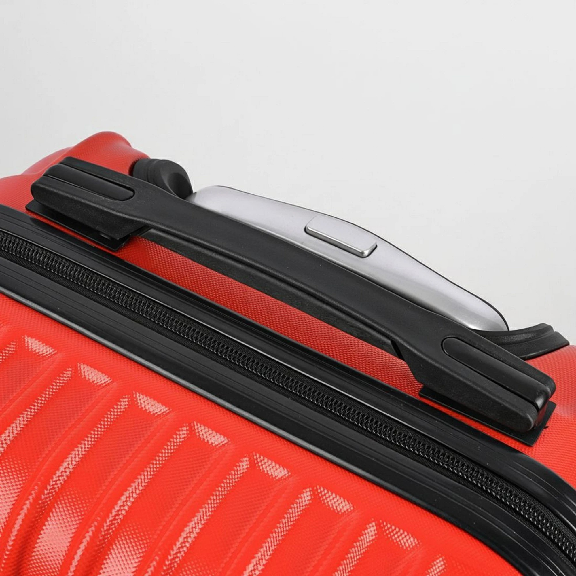 5 Wanderlite 2pc Luggage Trolley Travel Set Suitcase Carry On TSA Hard Case - Red, 5 of 6