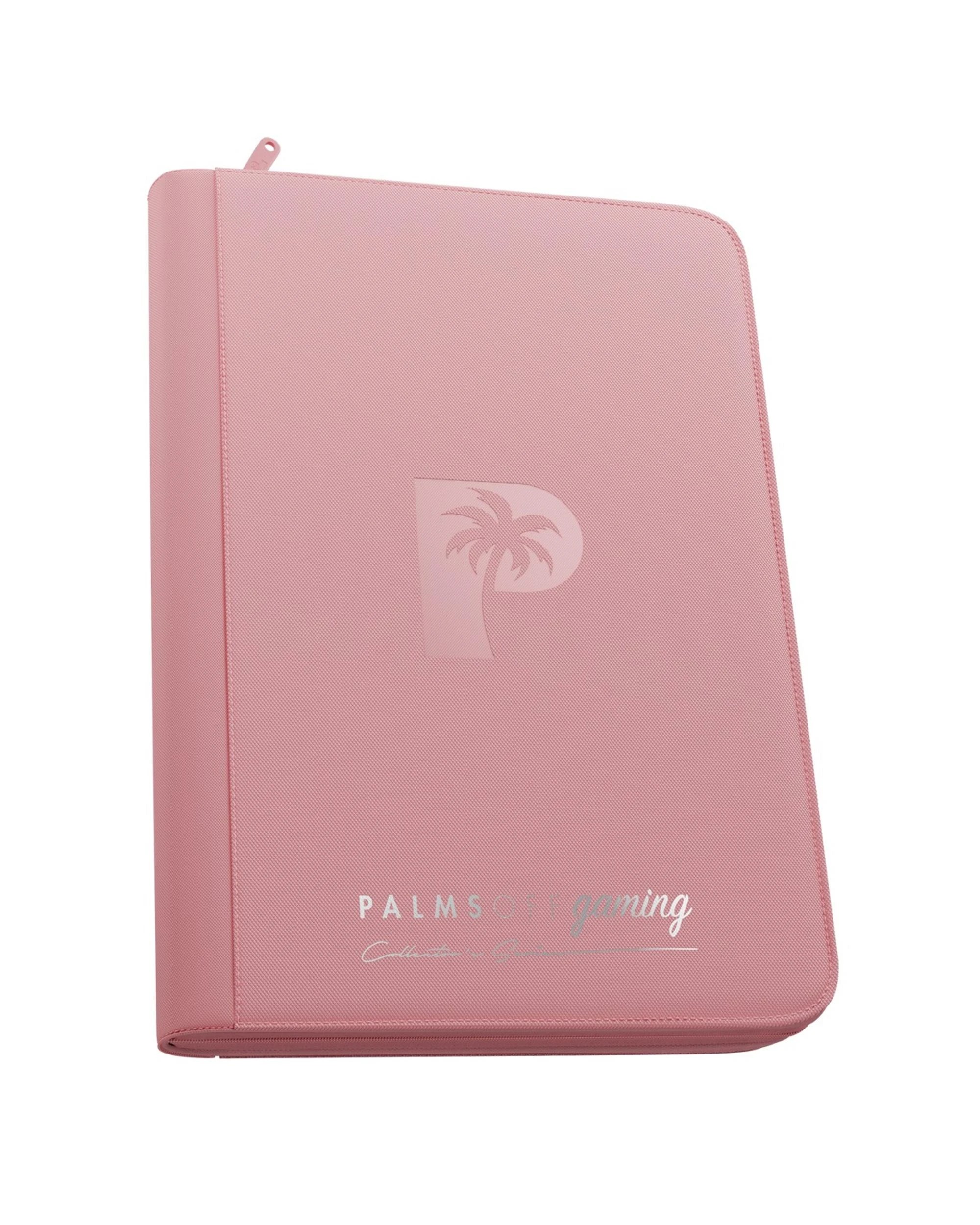 1 Palms Off Gaming Collector's Series 9 Pocket Zip Binder - Pink, 1 of 8