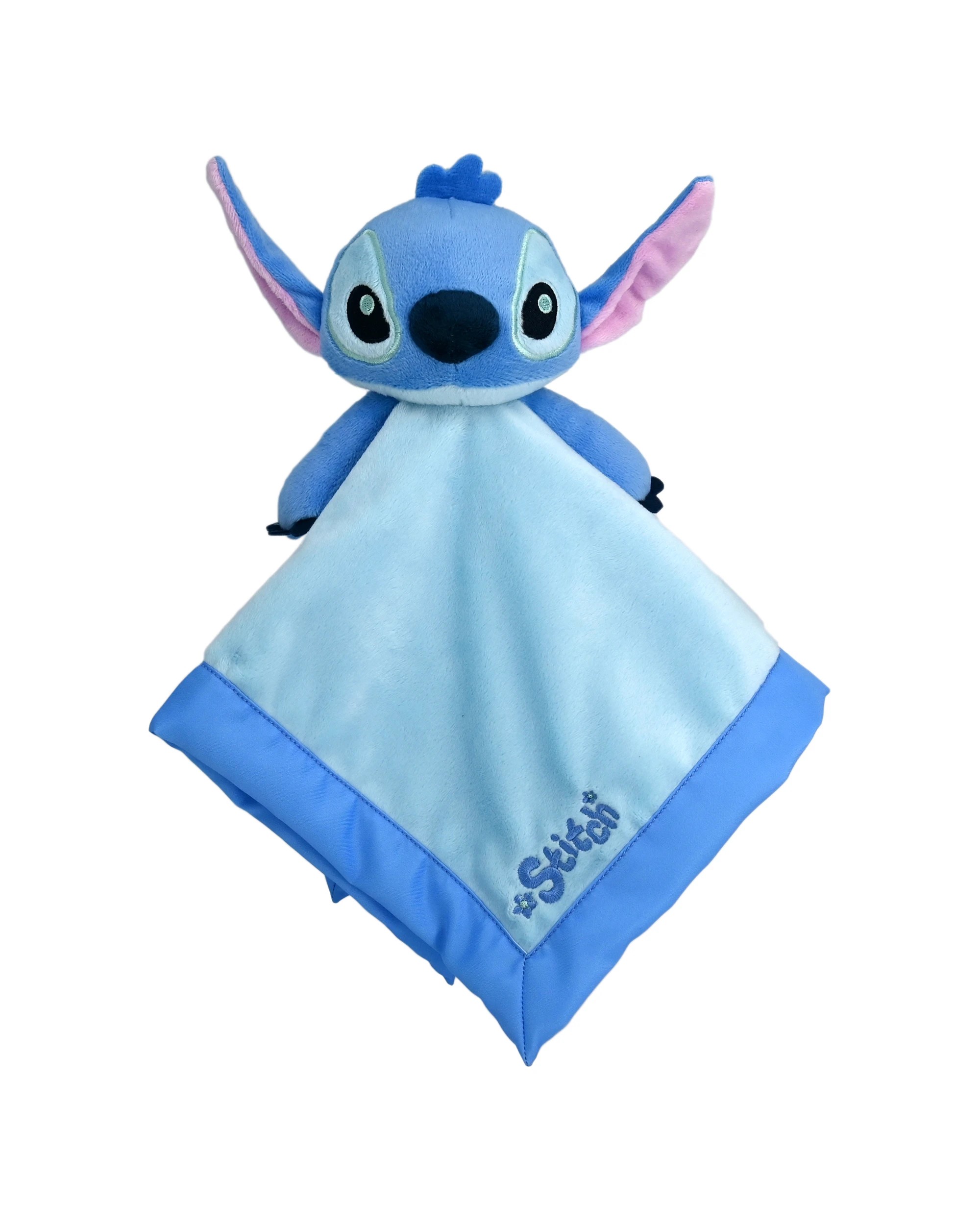 2 Disney Baby - Stitch Snuggle Blanket, Baby Comfort Blanket, Blue, 30cm H, Birth+ - Blue, 2 of 3