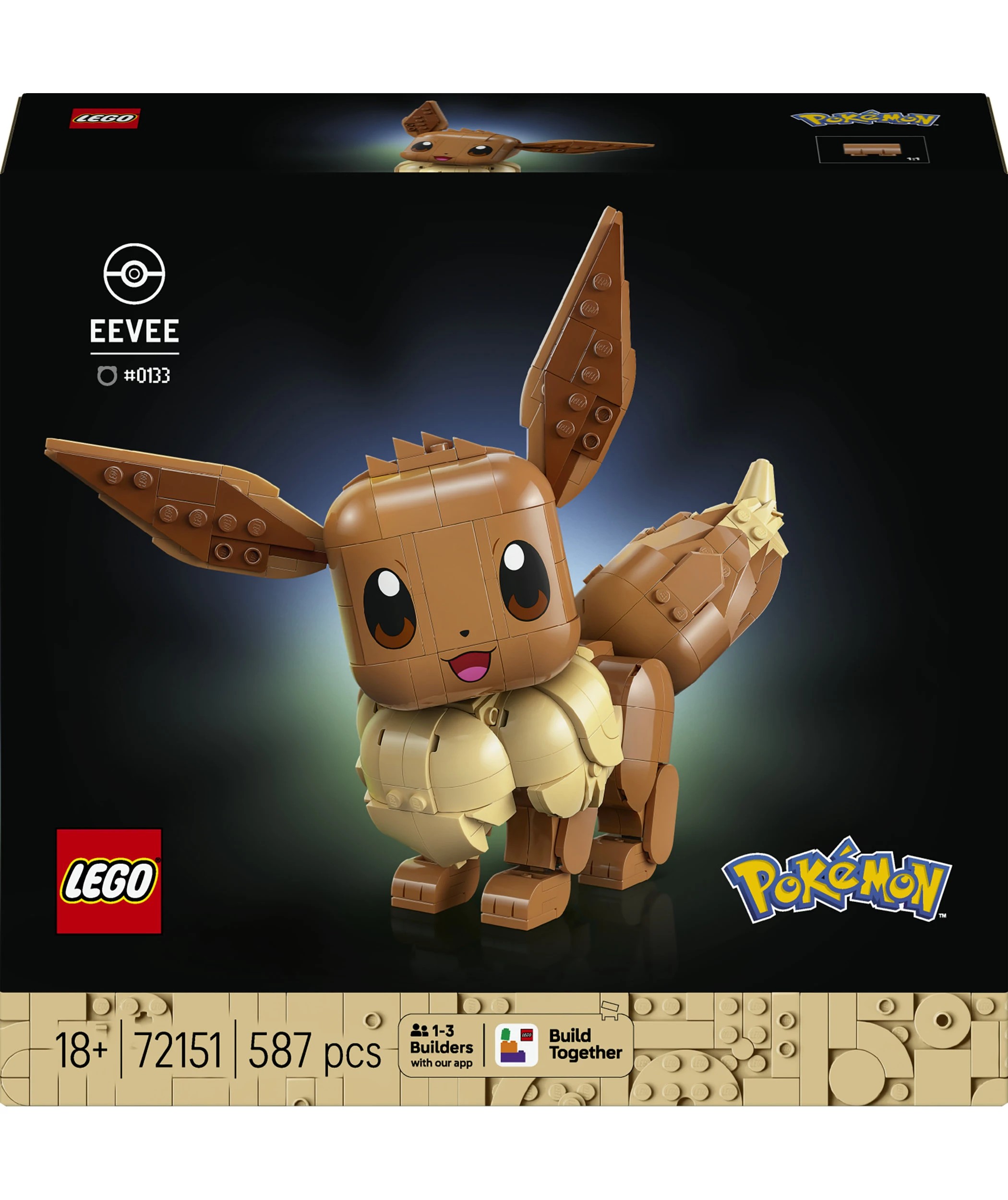 1 LEGO Pokemon Eevee 72151, 1 of 10