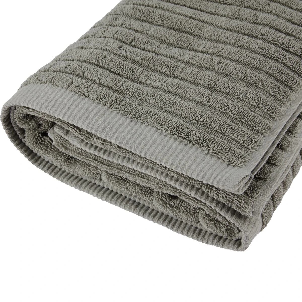 4 Cotton Bath Towel - Silver, 4 of 5