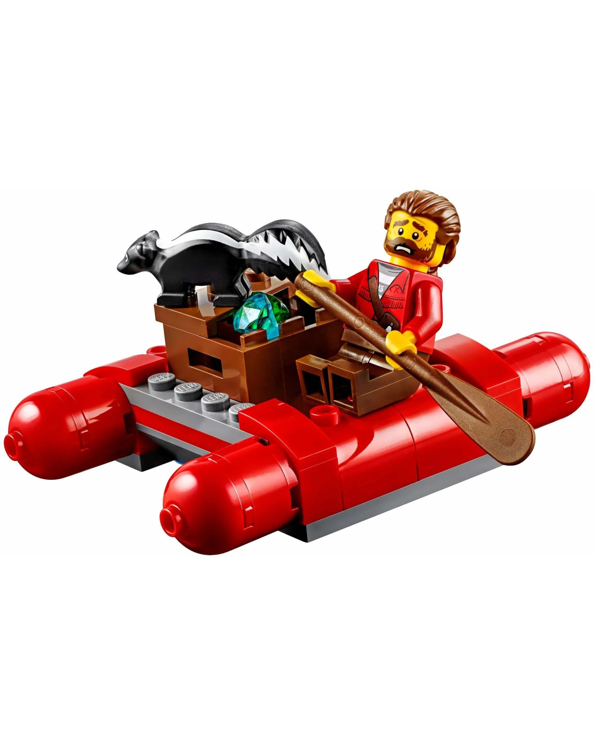 4 LEGO 60176 Wild River Escape Police Speedboat Crook Raft Set, 4 of 5