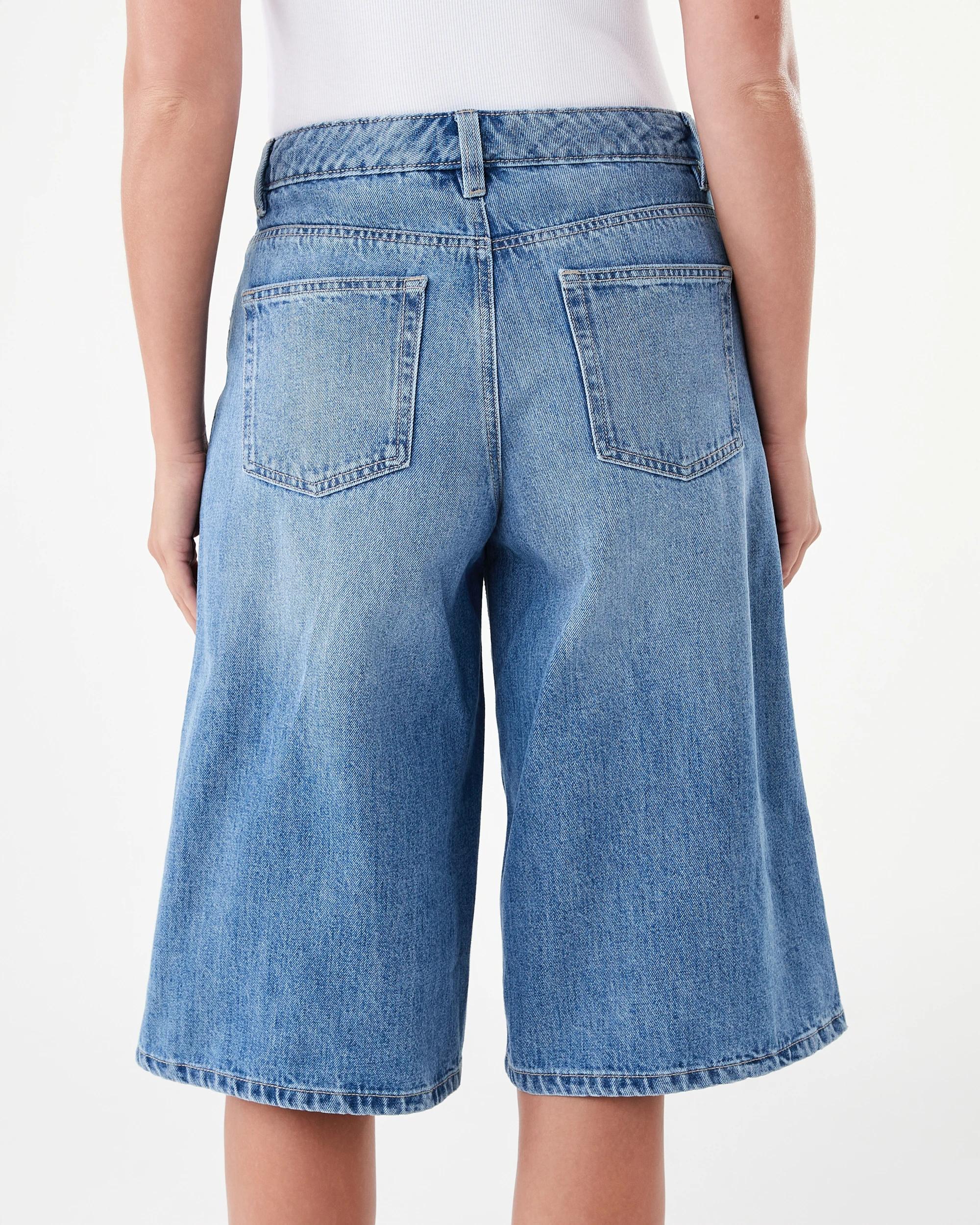3 Denim Bermuda Shorts Mid Wash, 3 of 7
