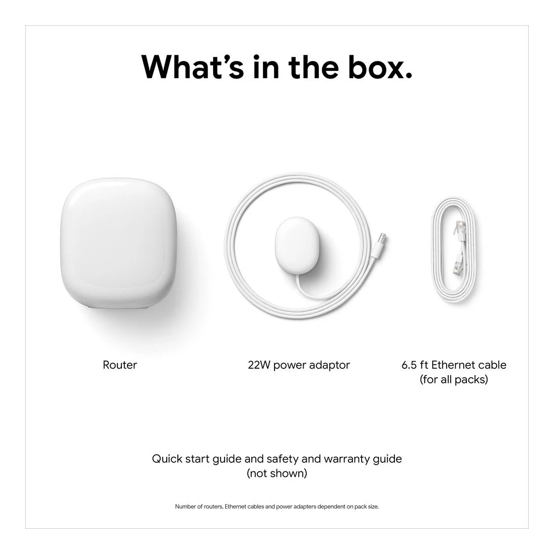 10 Google Nest Wifi Pro Home Mesh Wi-Fi 6E System White, 10 of 10