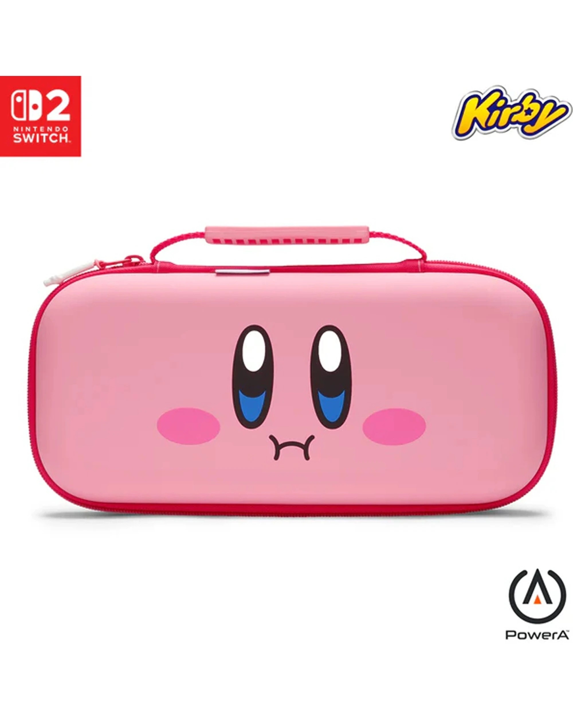 2 PowerA Nintendo Switch 2 Soft Felt Lining Protection Case Kirby - Pink, 2 of 5