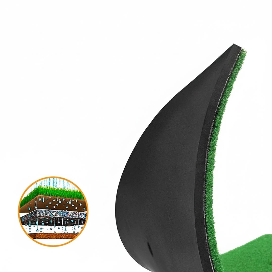 6 Everfit Golf Hitting Mat Portable Driving Range Practice Training Aid 2 in 1 - Green, 6 of 6