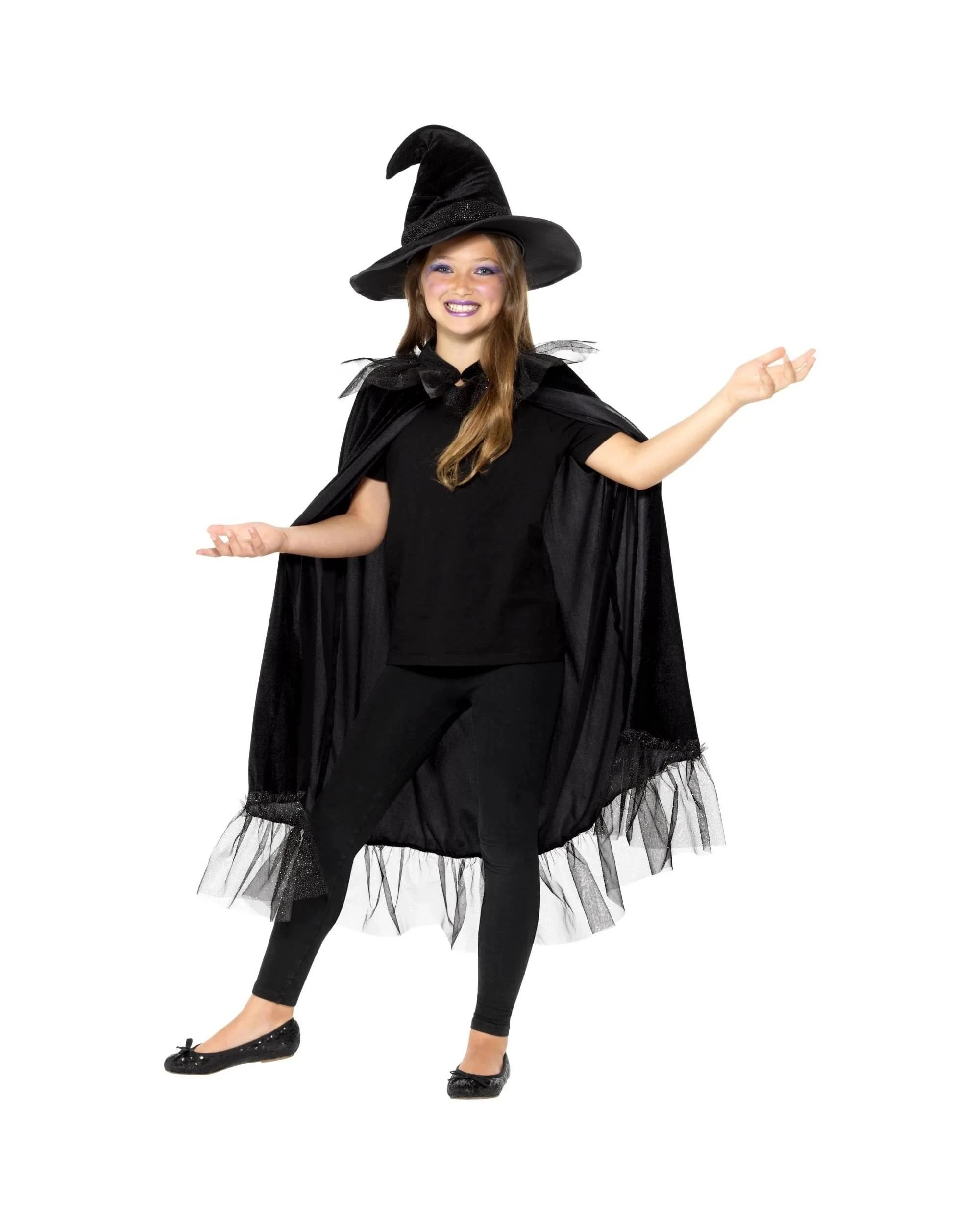 1 Sparkly Witch Kit Child Costume, 1 of 6