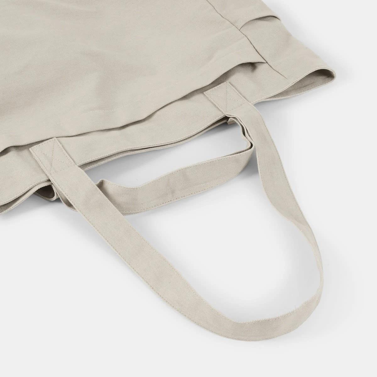 4 Woven Oversized Tote BONE BEIGE, 4 of 5