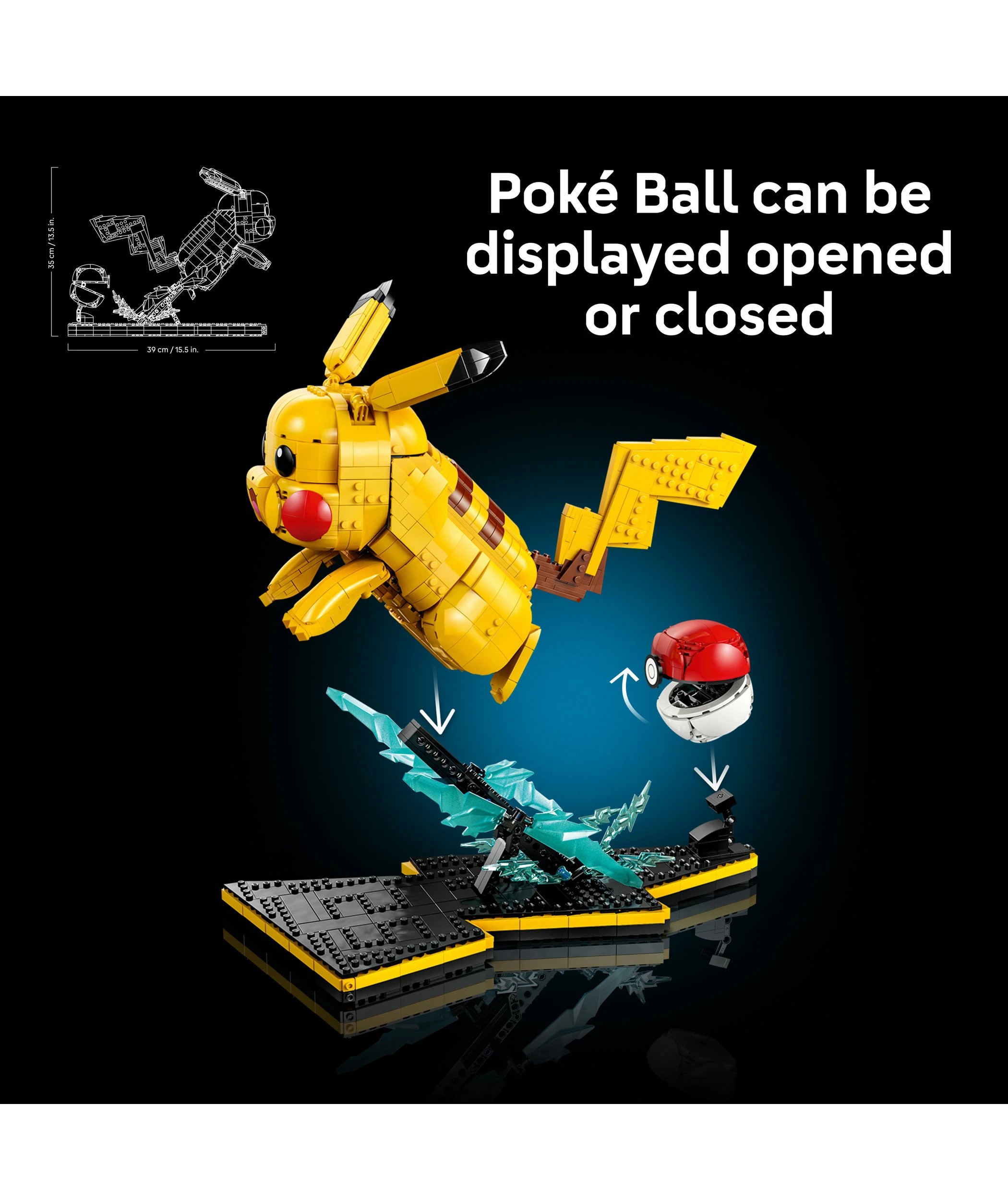 5 LEGO Pokemon Pikachu and Poke Ball 72152, 5 of 10
