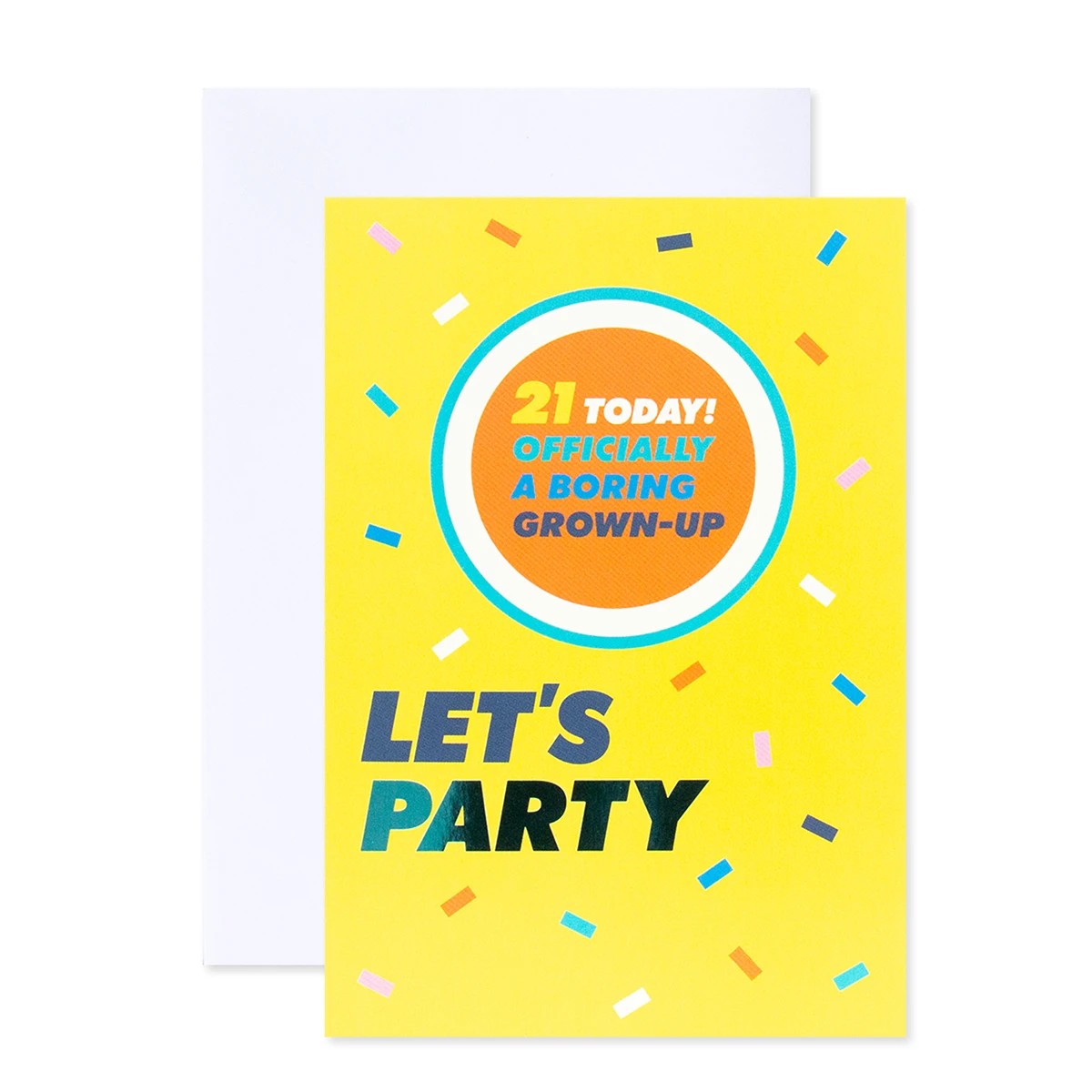 1 Connections from Hallmark 21st Birthday Card - Let's Party, 1 of 3