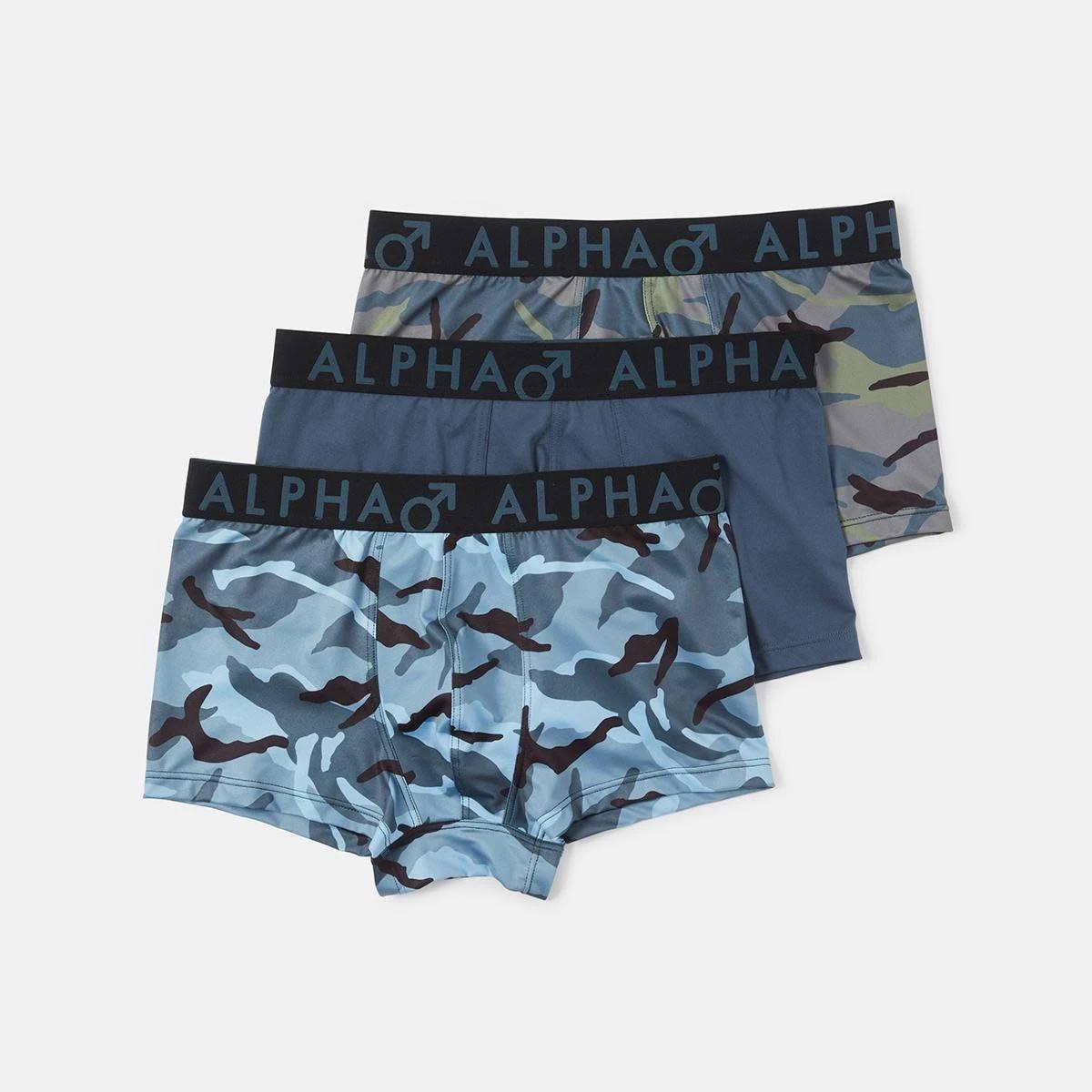 1 3 Pack Microfibre Trunks HUNTERS CAMO MULTI, 1 of 7