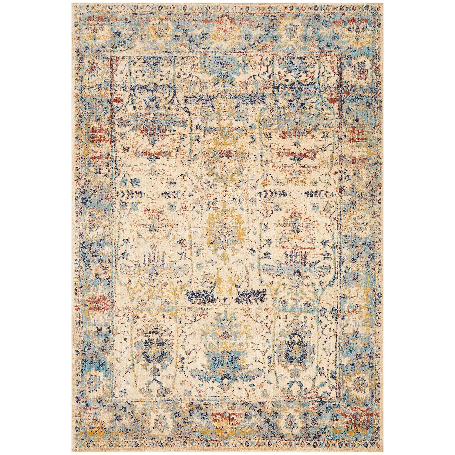 2 Common Ground Rugs Isadora 255 330x240cm - Extra Large Power Loomed Pet Friendly Floor Rug - Natural, 2 of 7