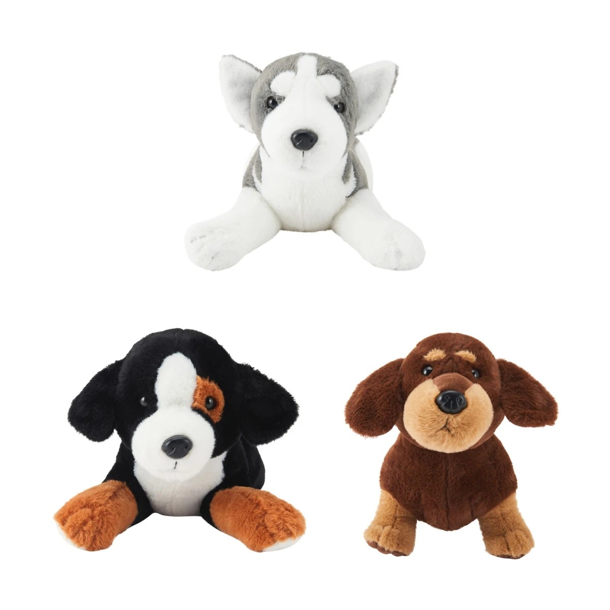1 Realistic Dog Plush Toy - Assorted, 1 of 2