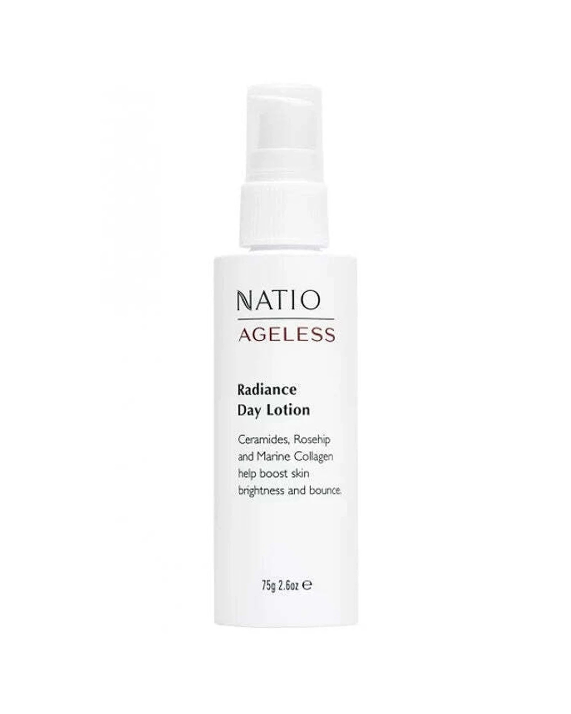 1 Natio Ageless Radiance Day Lotion Brightening Firming Skincare 75g - White, 1 of 1